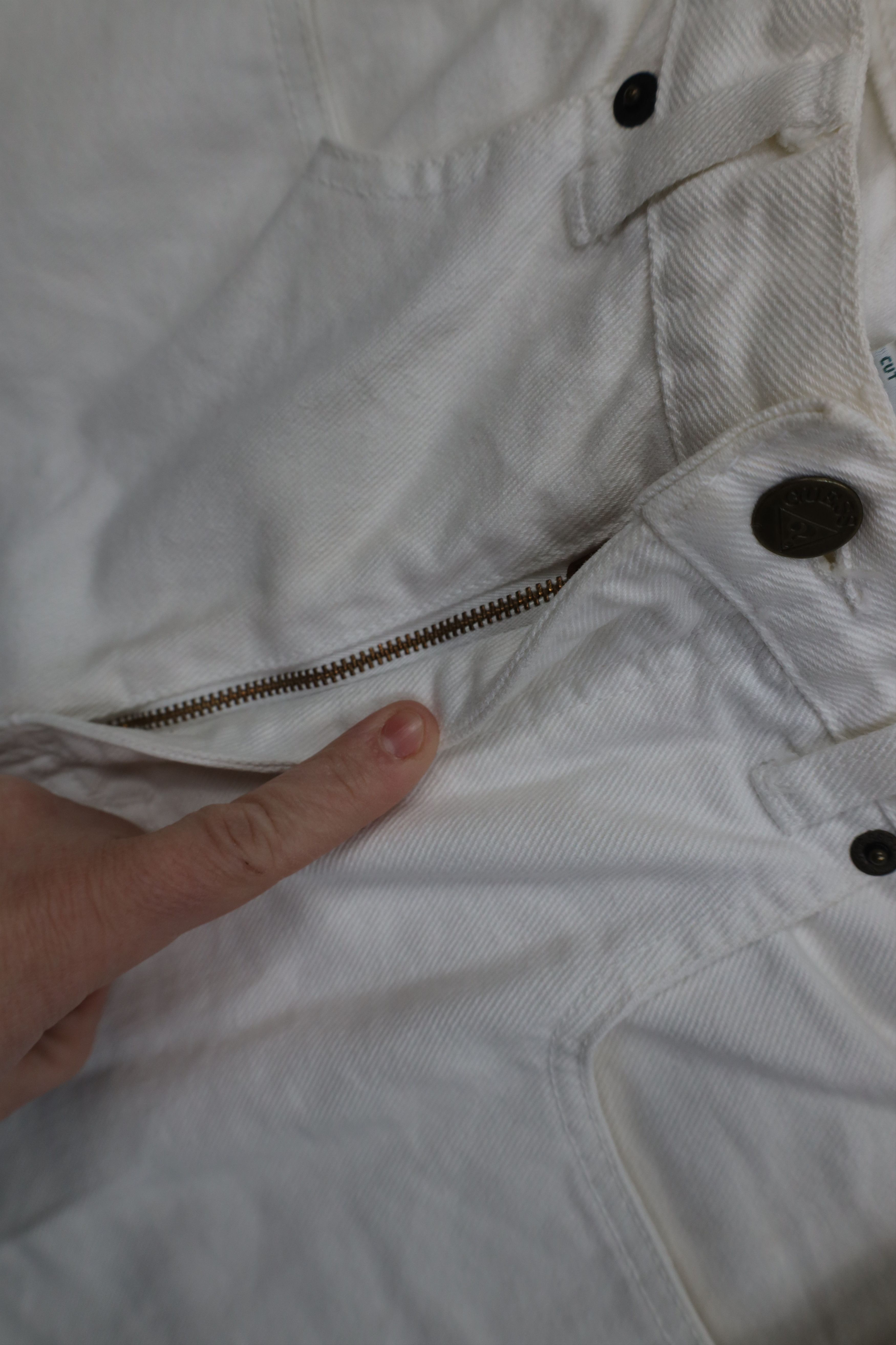 Guess Vintage 90s Guess Relaxed Fit Denim Jean Shorts White USA Size US 31 - 7 Thumbnail