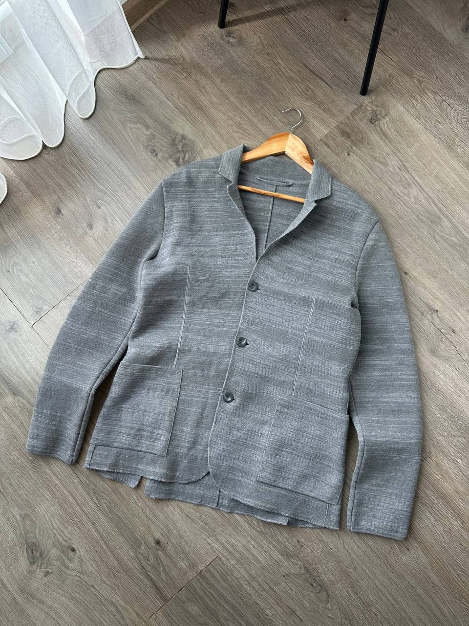 FALKE Vintage FALKE Gray Men Button M Size Blazer Jacket Size 42S - 8 Thumbnail