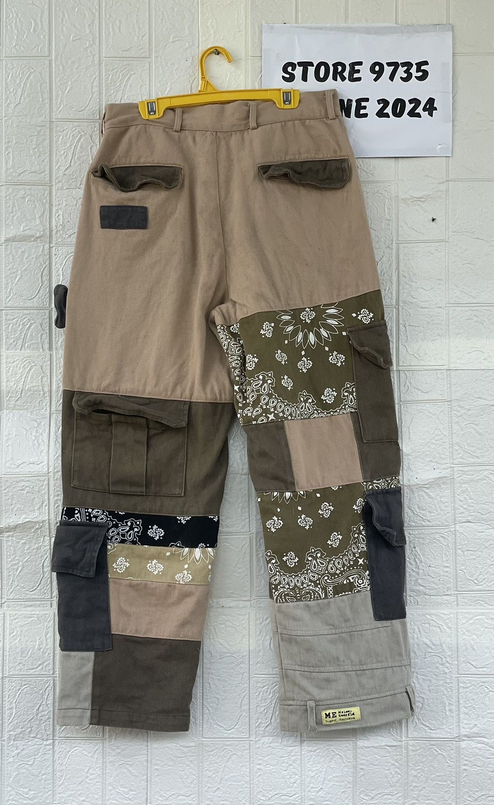Japanese Brand Vintage Maison Patchwork Cargopant Size US 30 / EU 46 - 8 Thumbnail