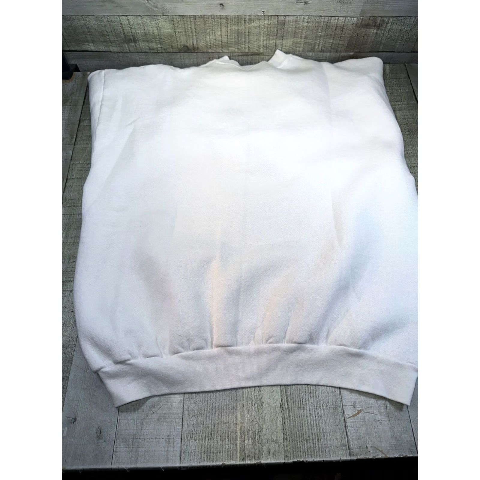 Tultex VINTAGE Tultex Men’s White Arizona XL Crewneck Pullover Sweatshirt Regular Size Adults Size US XL / EU 56 / 4 - 7 Thumbnail