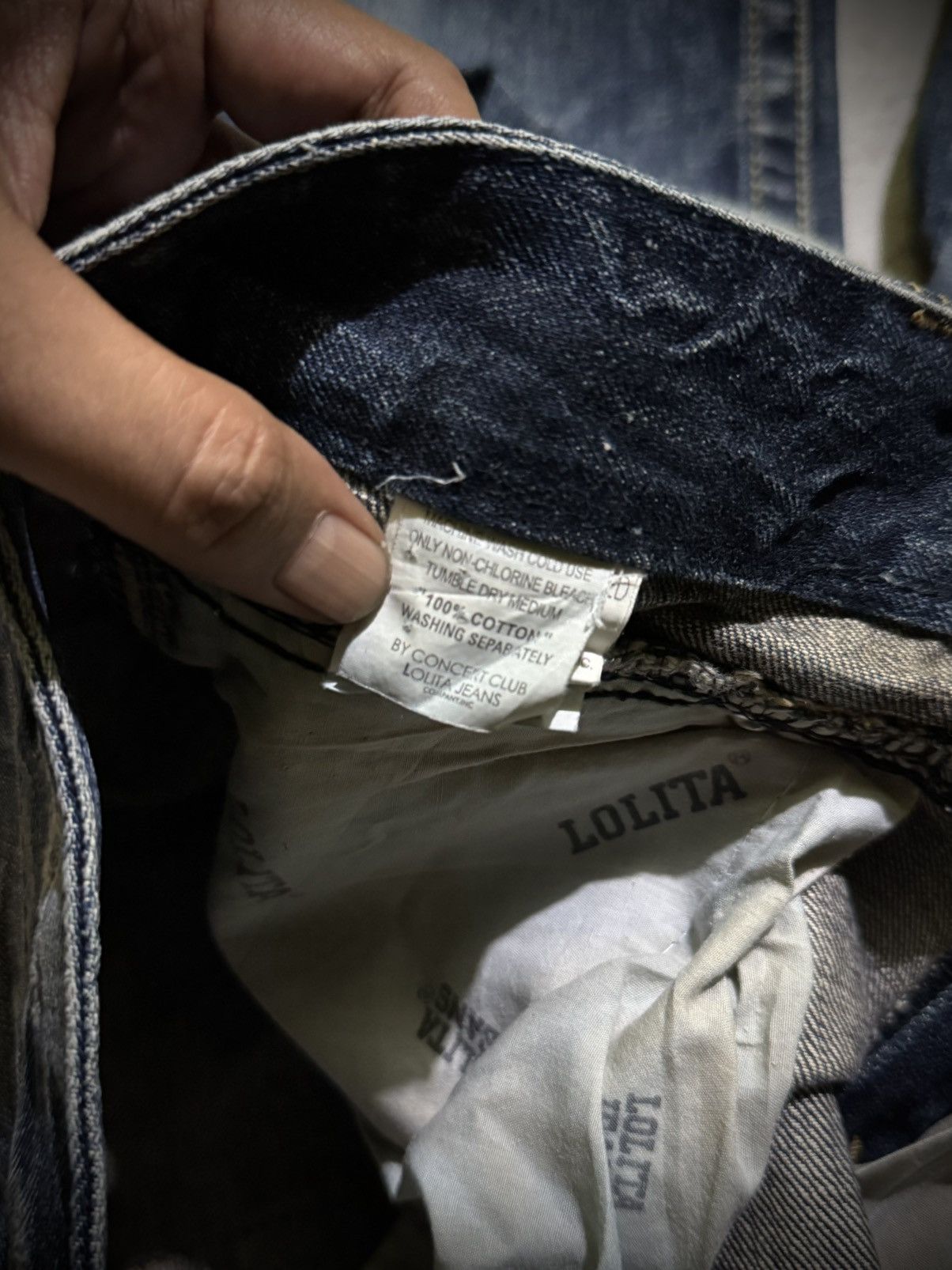 Japanese Brand LOLITA JEANS IFSIXWASNINE DISTRESSED BOOTCUT JEANS Size US 32 / EU 48 - 10 Thumbnail