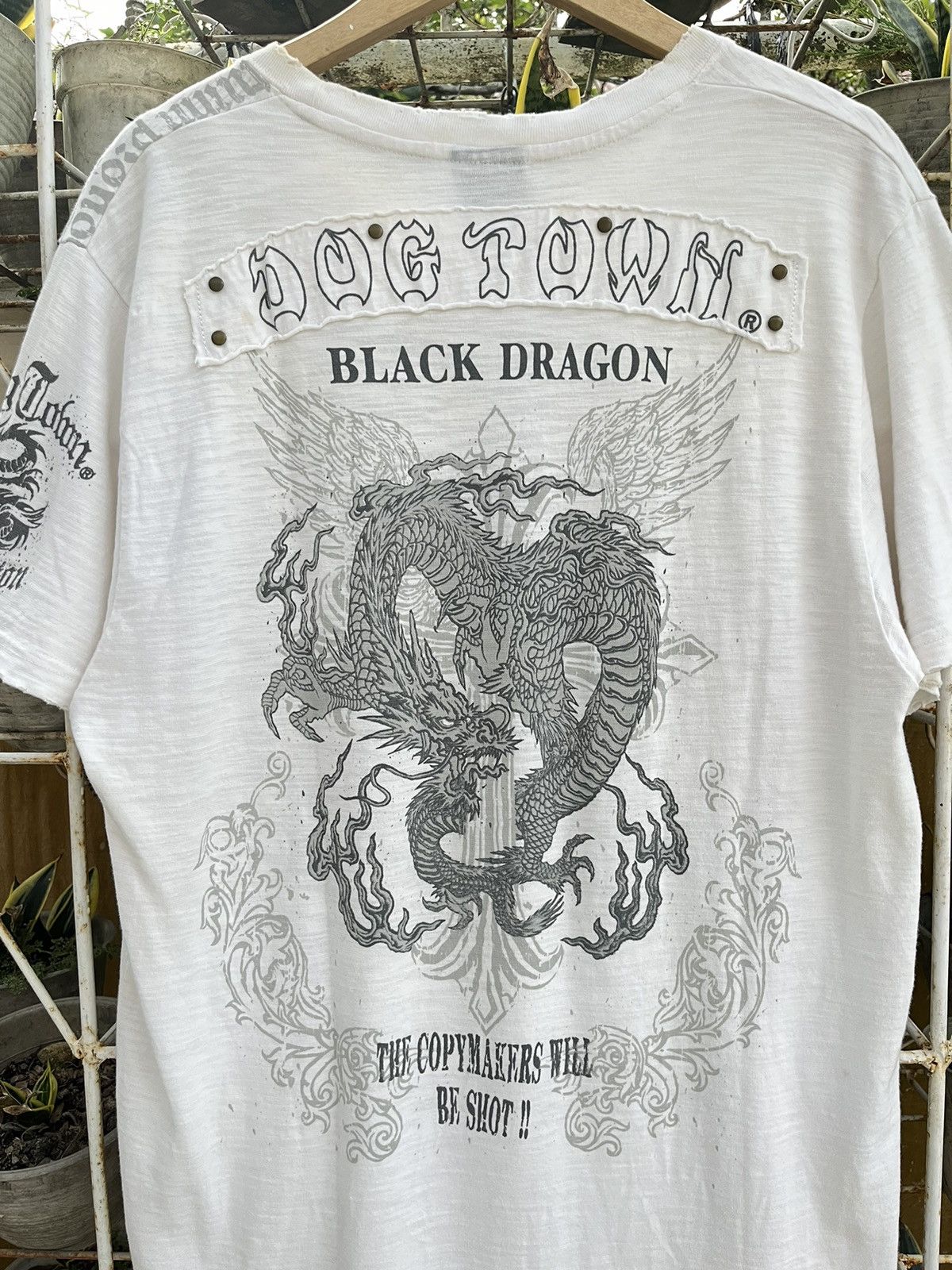 Y2K DOGTOWN BLACK DRAGON SUKAJAN TEE