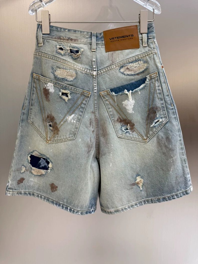 Vetements Vetements Middle Denim Pants 2506-Nextarrow Size 25" / US 0 / IT 36 - 2 Thumbnail