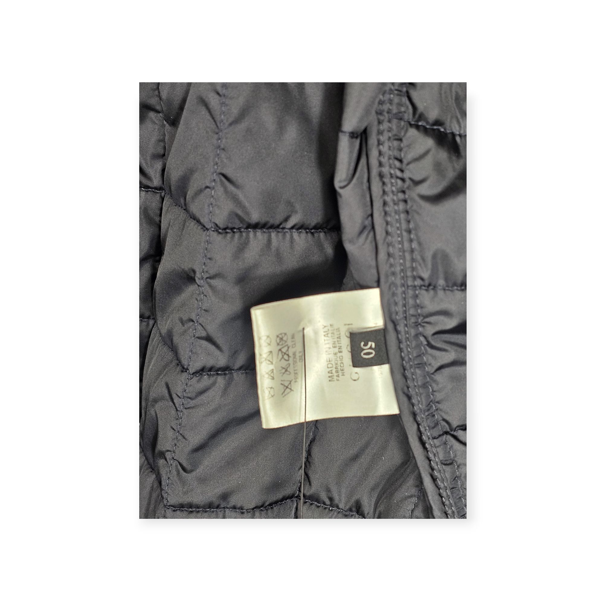 Gucci Gucci Quilted Bomber Jacket Size 50 IT Navy Blue Brown Suede Size US M / EU 48-50 / 2 - 13 Thumbnail