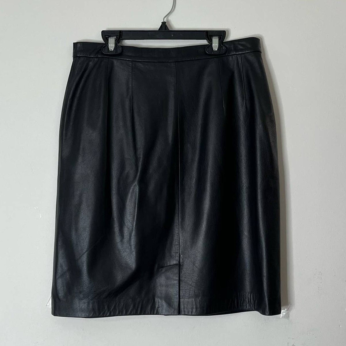 Other Apostrophe Black Leather Skirt Size 12 Size 30" / US 8 / IT 44 - 5 Thumbnail