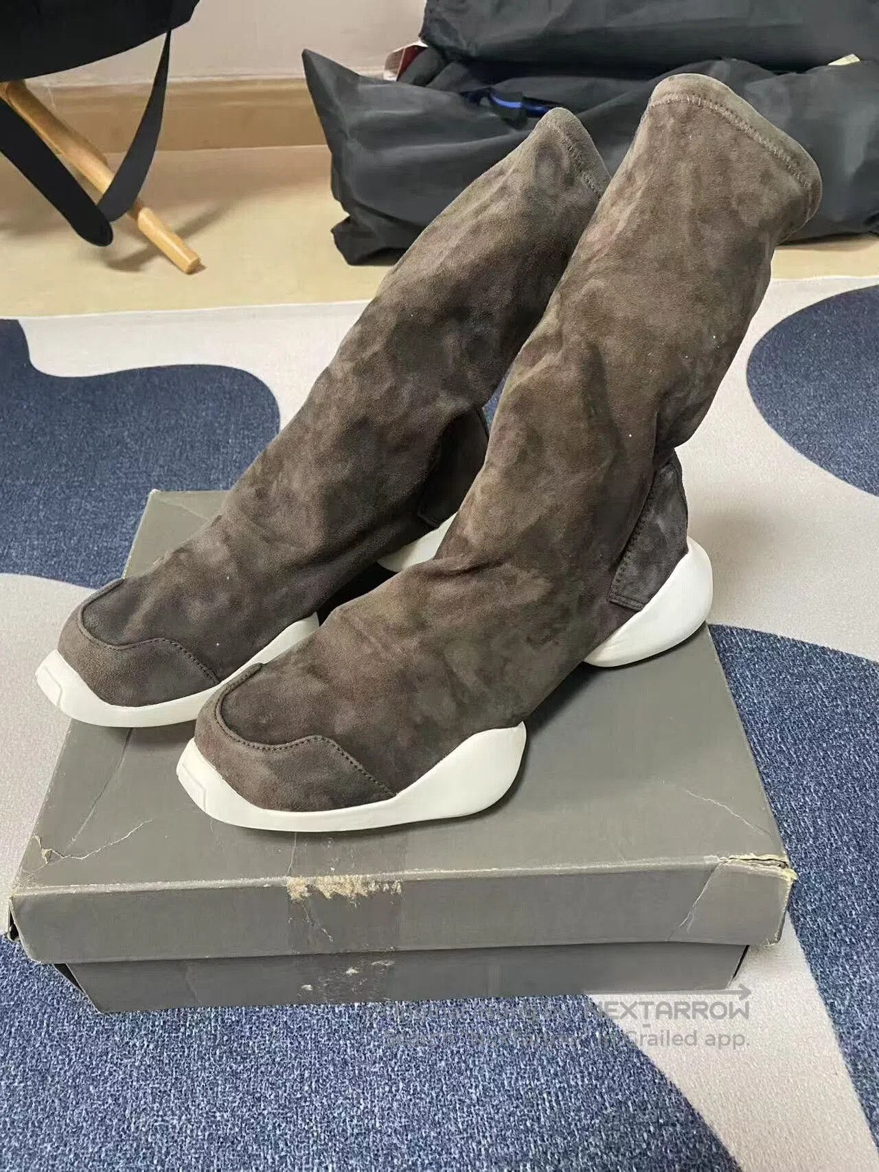 Rick Owens rick owens suede ankle boots size 39.5. Size US 8.5 / IT 38.5 - 1 Thumbnail