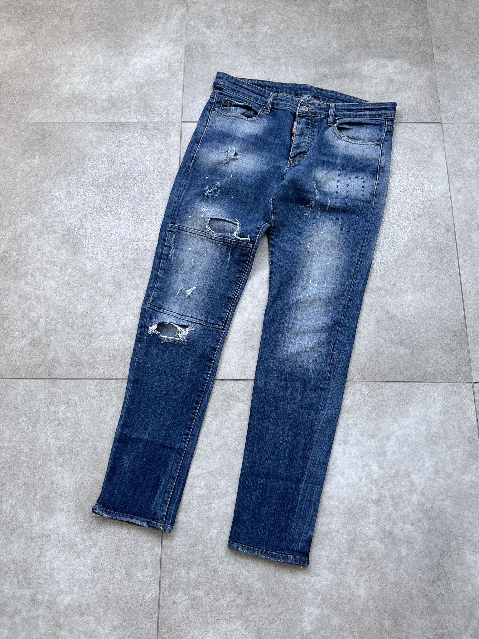Dsquared2 Dsquared2 Blue Denim Pants Jeans Skinny Size US 32 / EU 48 - 1 Thumbnail
