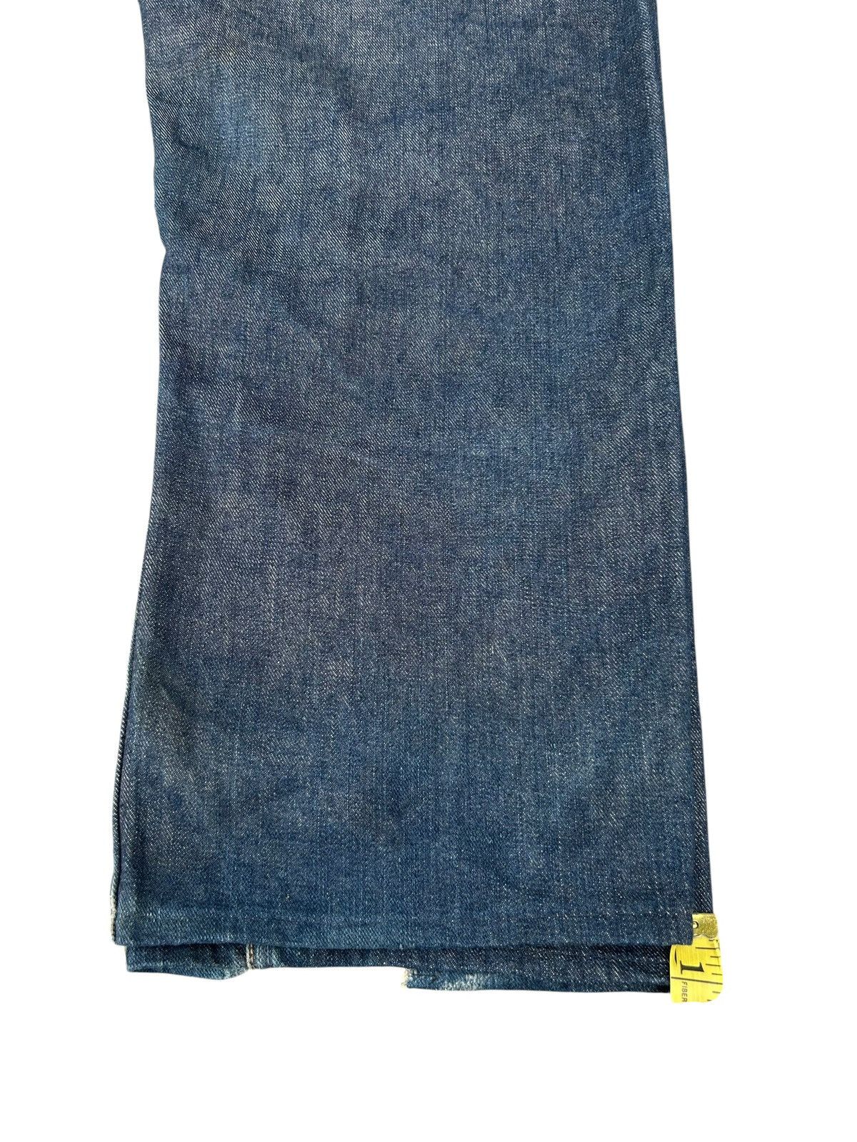 Kapital VINTAGE WRANGLER BLUE BELL SELVEDGE BAGGY SHORT DENIM JEANS Size US 32 / EU 48 - 12 Thumbnail
