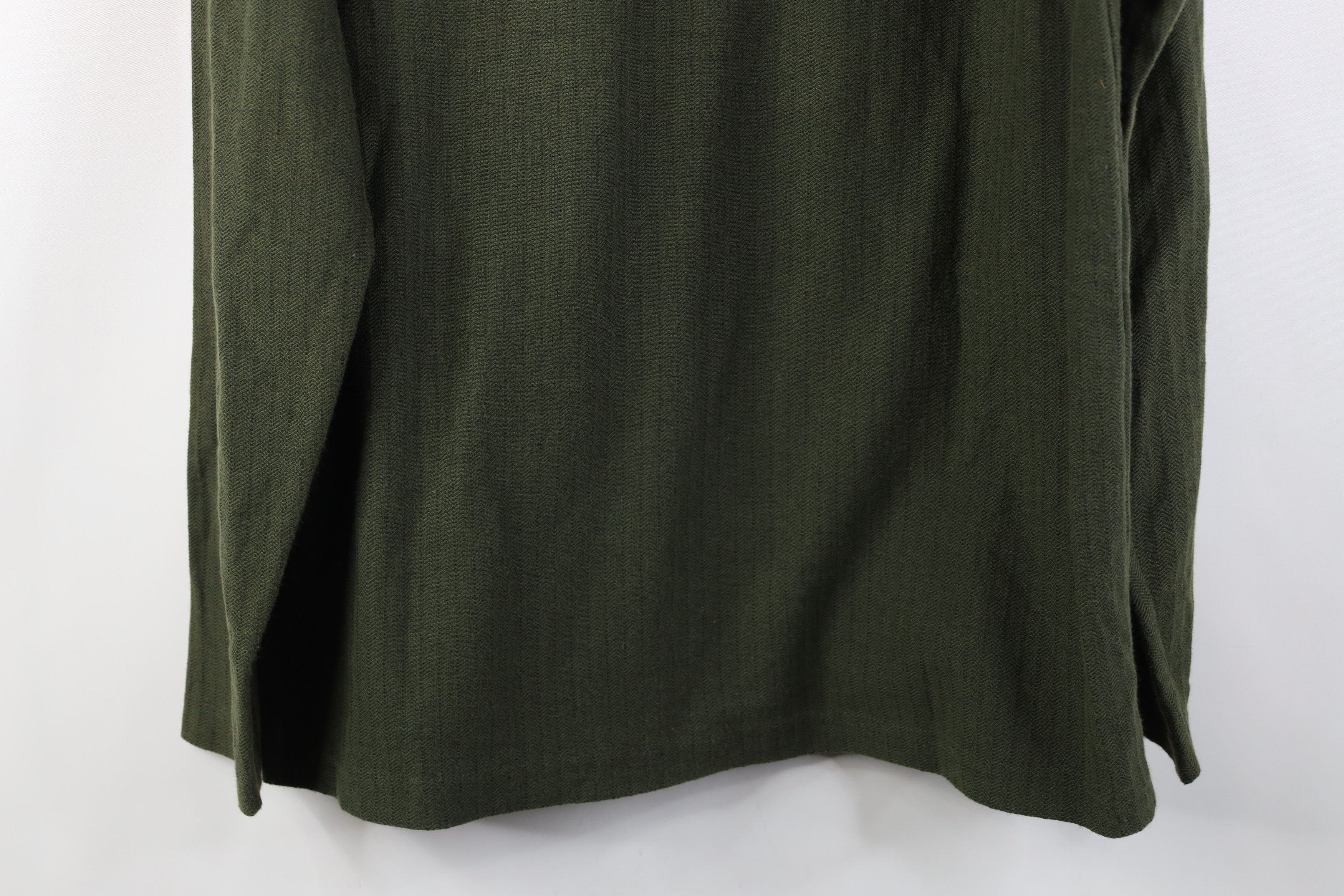 Vintage Vintage 90s Streetwear Herringbone Long Sleeve Polo USA Size US L / EU 52-54 / 3 - 10 Thumbnail