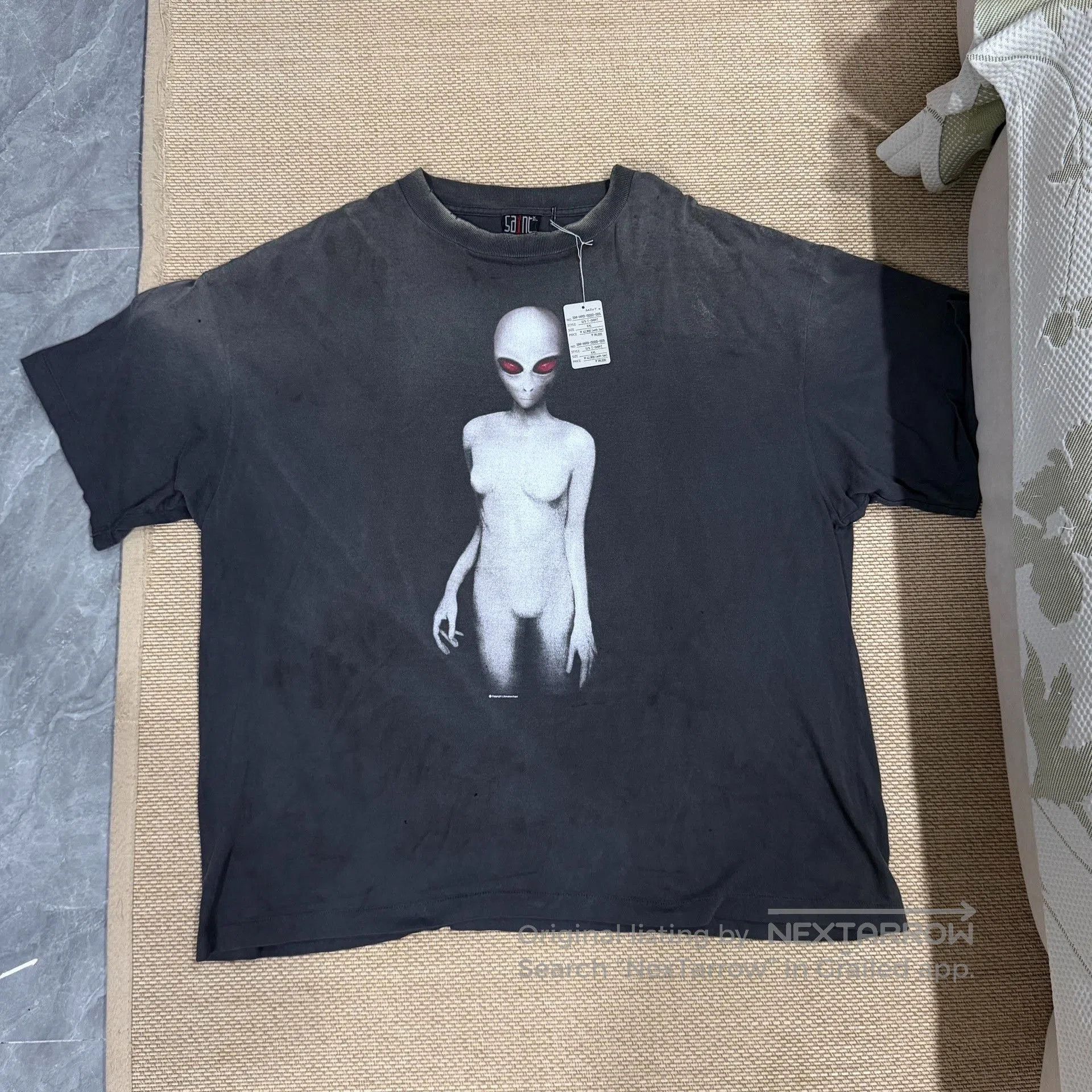 Saint Michael Saint Michael Dark Alien Washed Short Sleeve. Size US XXL / EU 58 / 5 - 1 Thumbnail