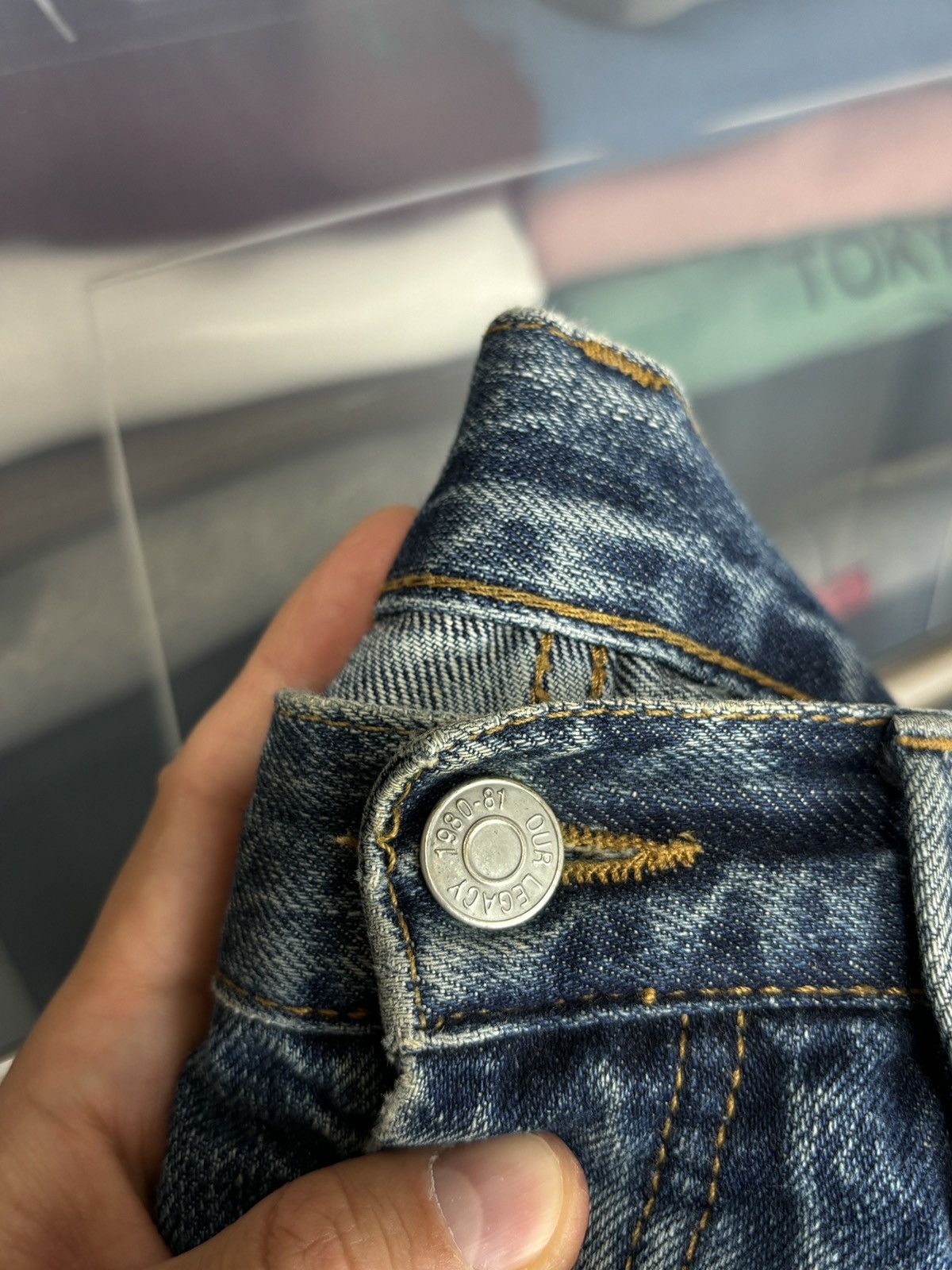 Designer × Our Legacy × Vintage Our Legacy 1980-81 Vintage Denim Shorts Size US 30 / EU 46 - 4 Thumbnail