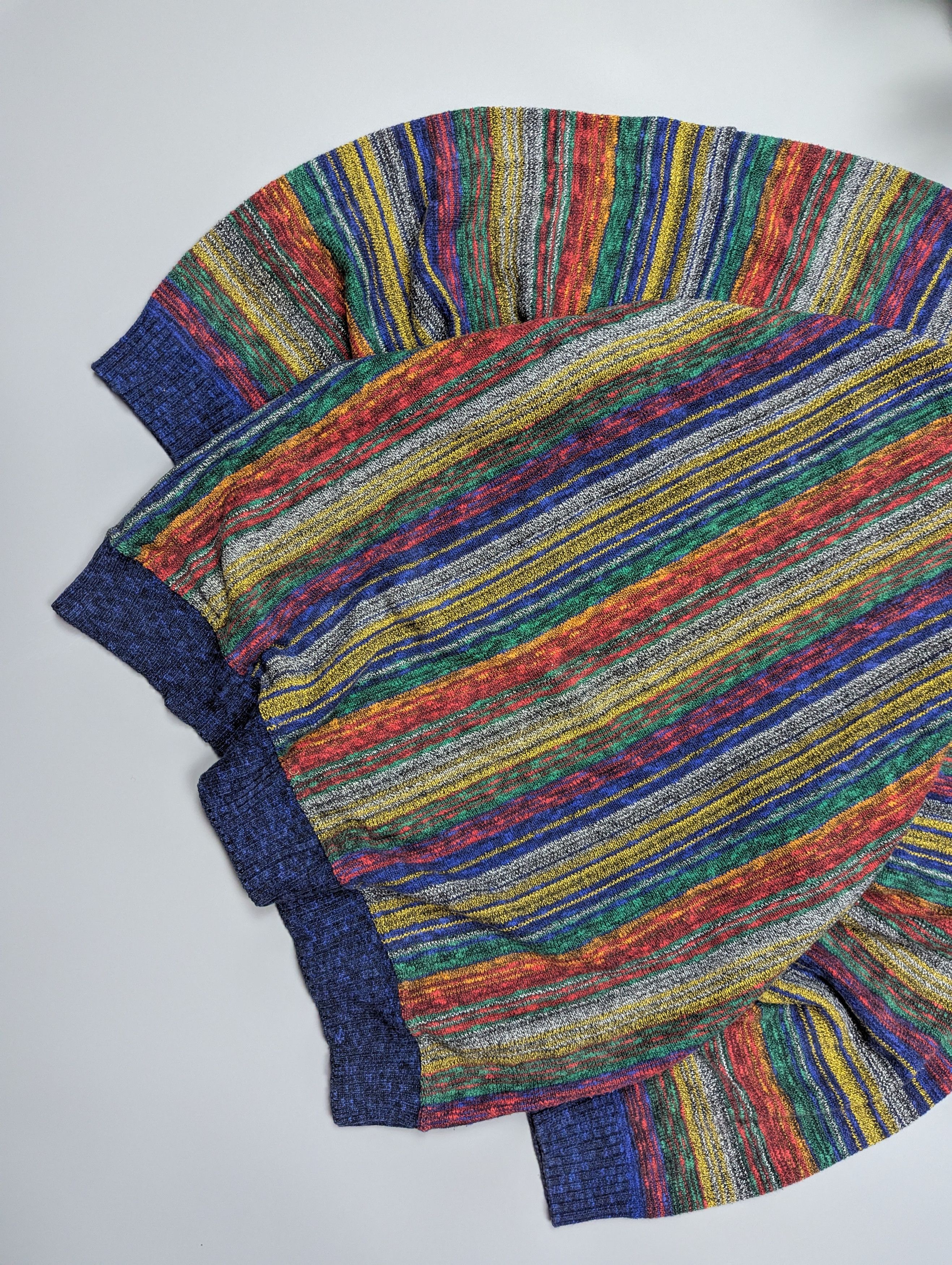 Vintage 90s Coogi Style Textured Sweater Cotton Traders Pullover Size US L / EU 52-54 / 3 - 5 Thumbnail
