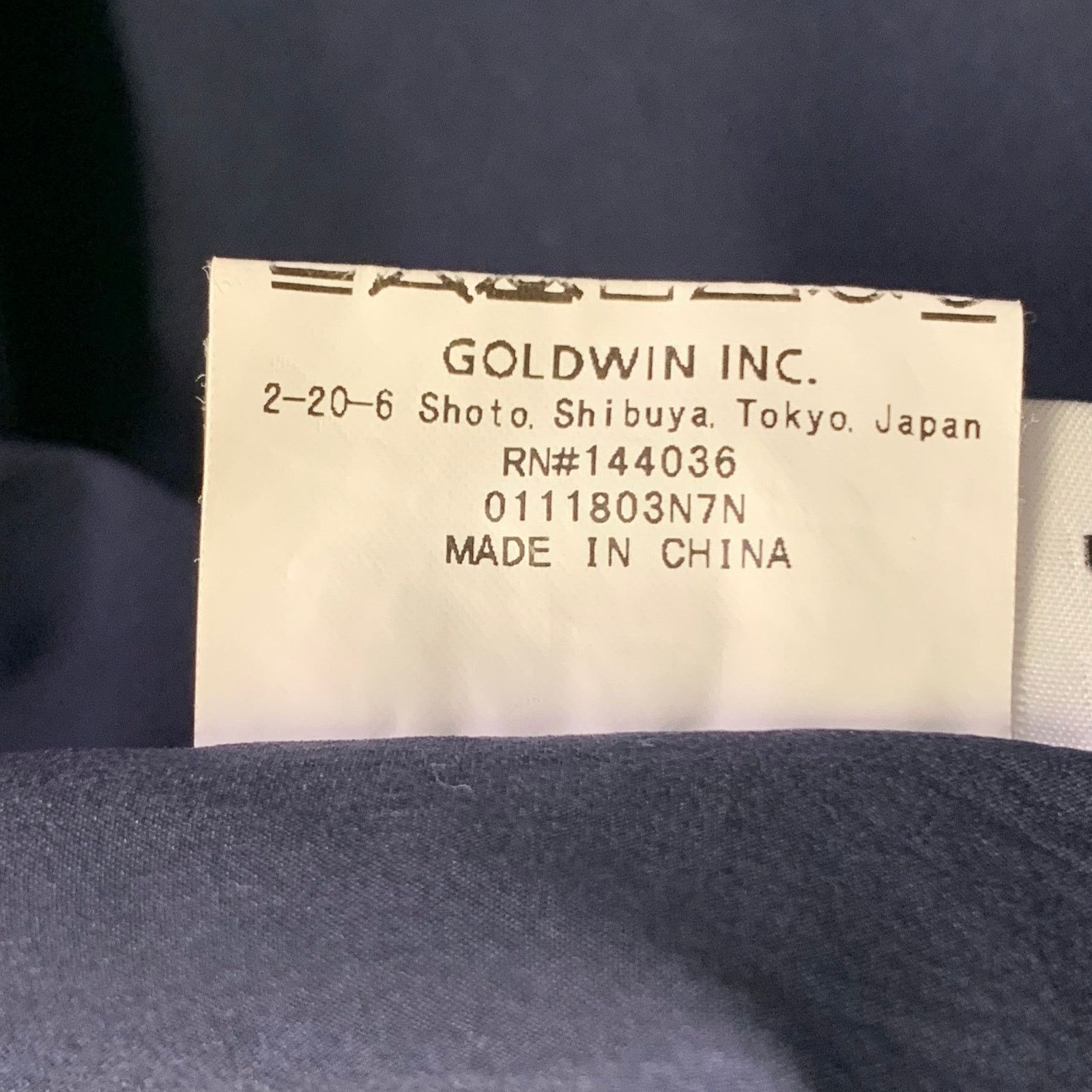 Goldwin Size L Navy Polyester One Pocket Snaps Short Sleeve Shirt Size US L / EU 52-54 / 3 - 6 Thumbnail