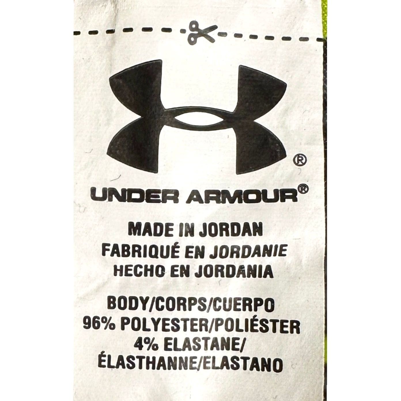 Under Armour Under Armour HeatGear Mens Large Shirt Polo Golf Striped Neon Gray Logo EUC Size US L / EU 52-54 / 3 - 5 Thumbnail