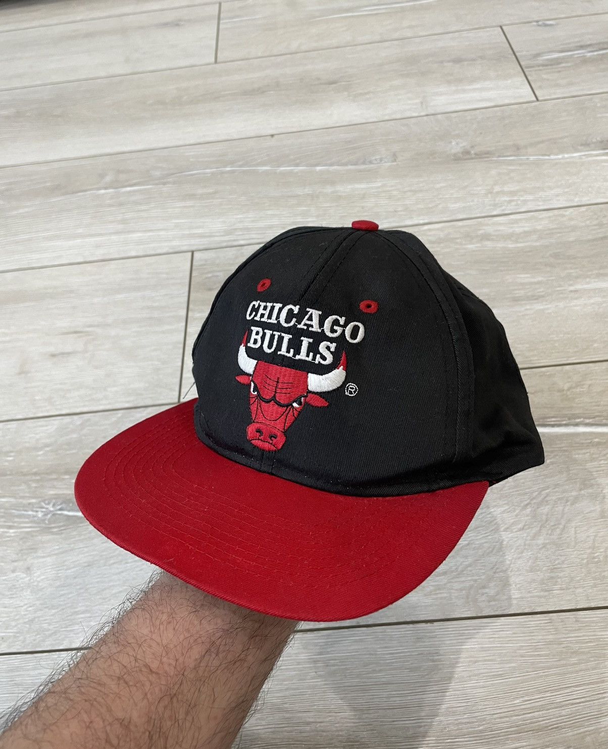 NBA × Vintage Cap Hat CHICAGO BULLS VINTAGE Drew Pearson Snapback anni '90 Size ONE SIZE - 1 Thumbnail