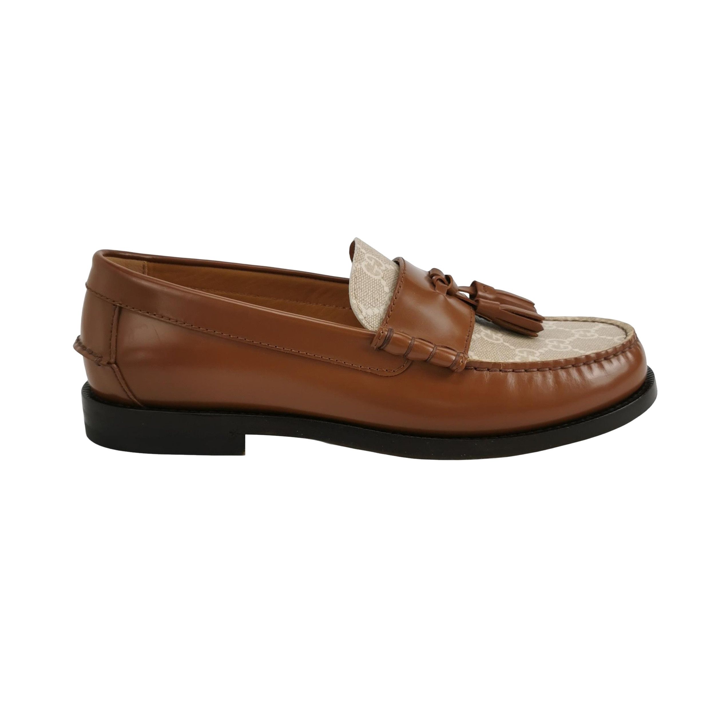 Gucci Gucci Tassel GG Monogram Loafers Size 6 Size US 7 / EU 40 - 1 Thumbnail