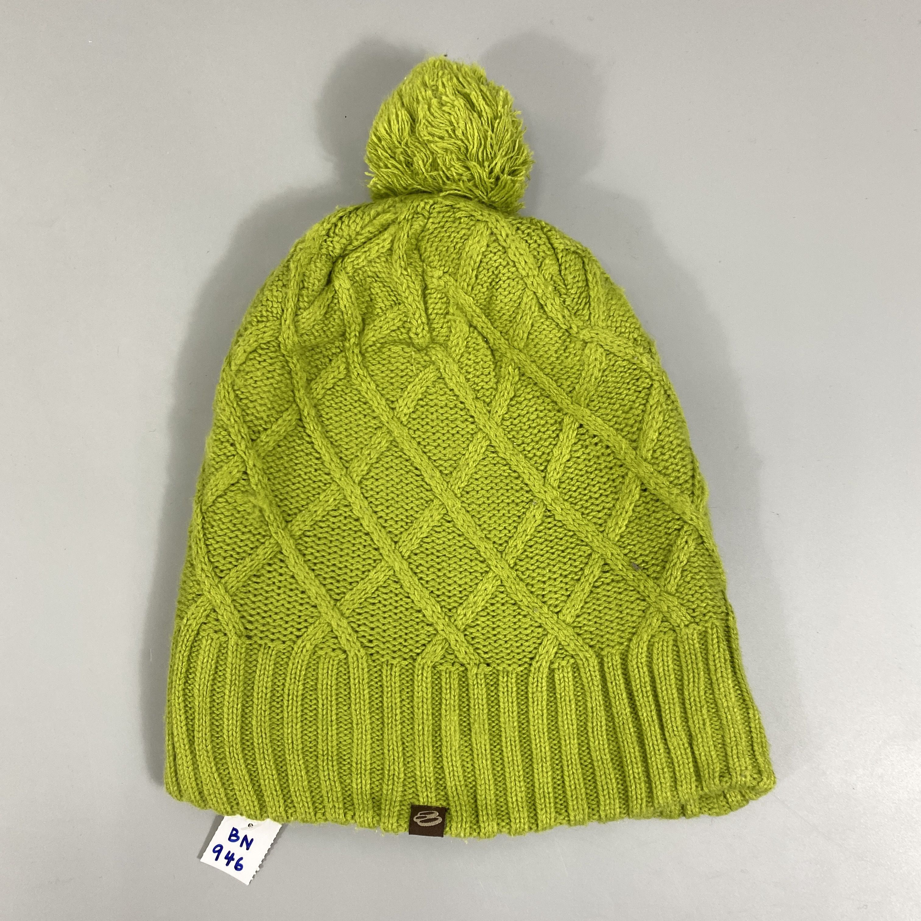 Japanese Brand Estivo Knit Snow Cap With Pom Pom -BN946 Size ONE SIZE - 10 Thumbnail