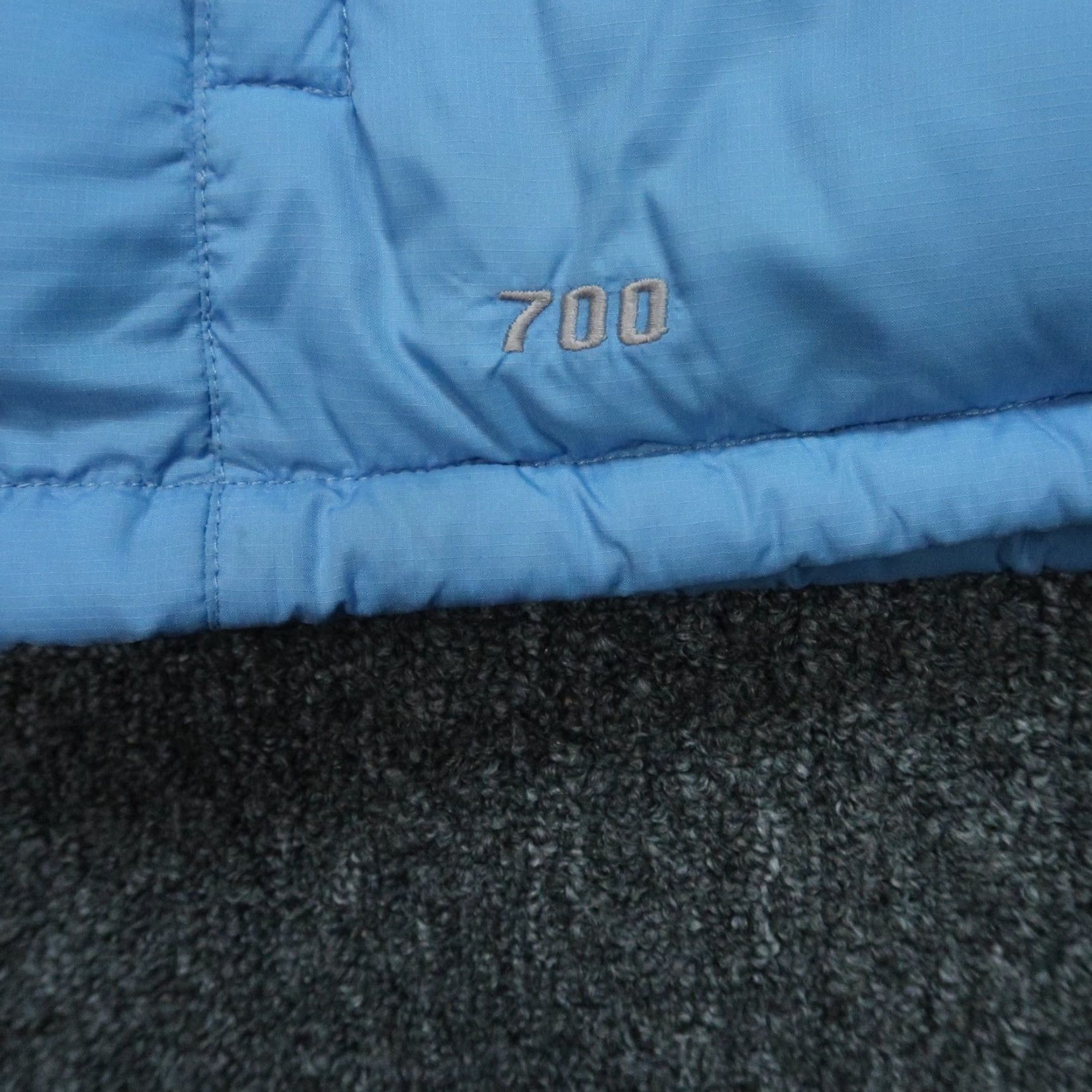 The North Face The North Face Vest Womens Medium Blue Nuptse 700 Down Full Zip Puffer Jacket Regular Insulated Lined Pocket Zipped Pockets Casual Winter Fall Spring Size M / US 6-8 / IT 42-44 - 4 Thumbnail