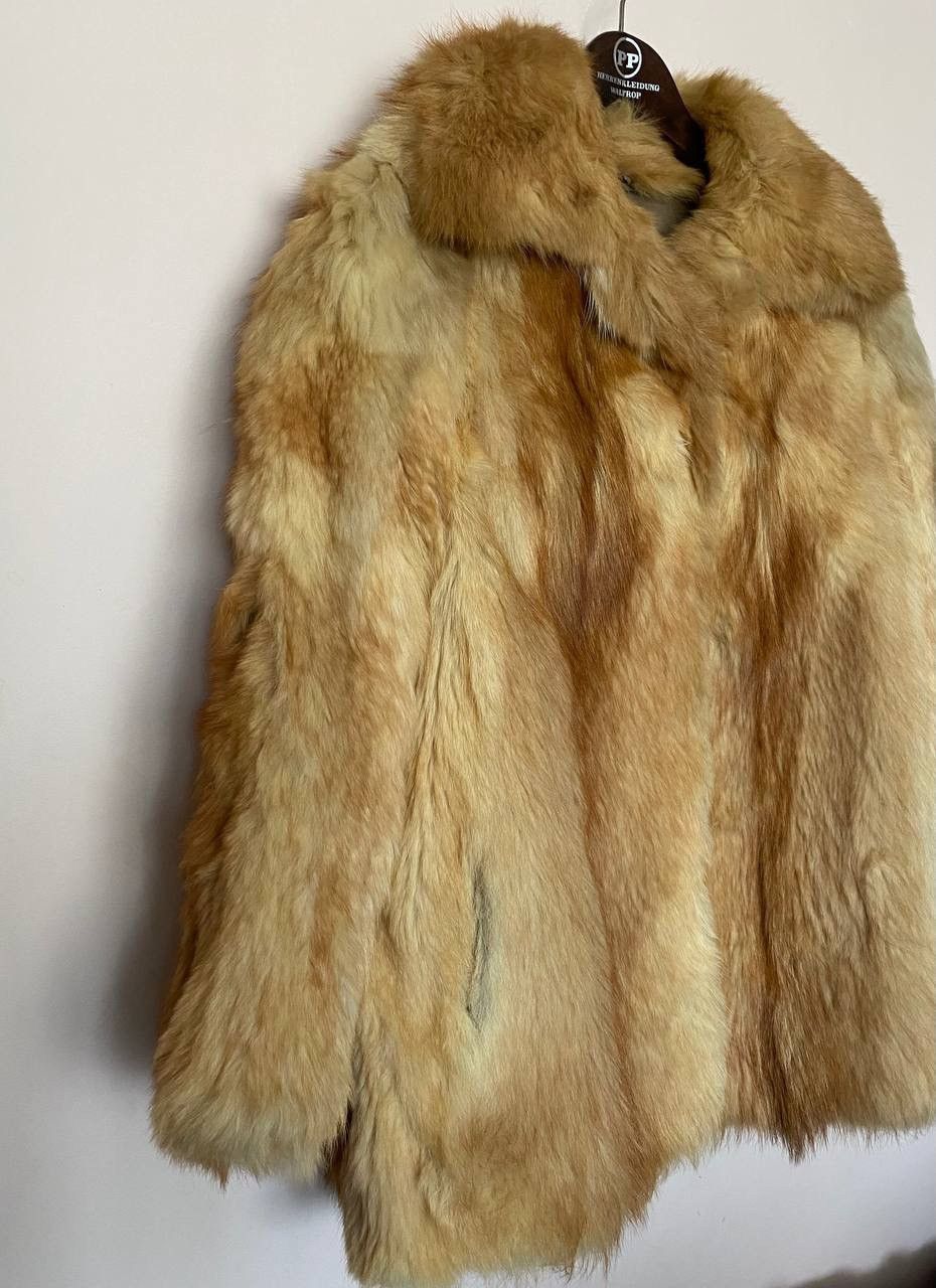 Vintage 70s Vintage Real Fox Fur Y2K Avant Garde Coat Size M / US 6-8 / IT 42-44 - 2 Thumbnail