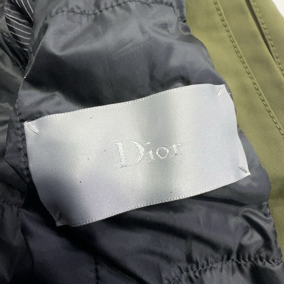 Dior Dior Olive Green Silk Bomber Jacket Size US S / EU 44-46 / 1 - 3 Thumbnail