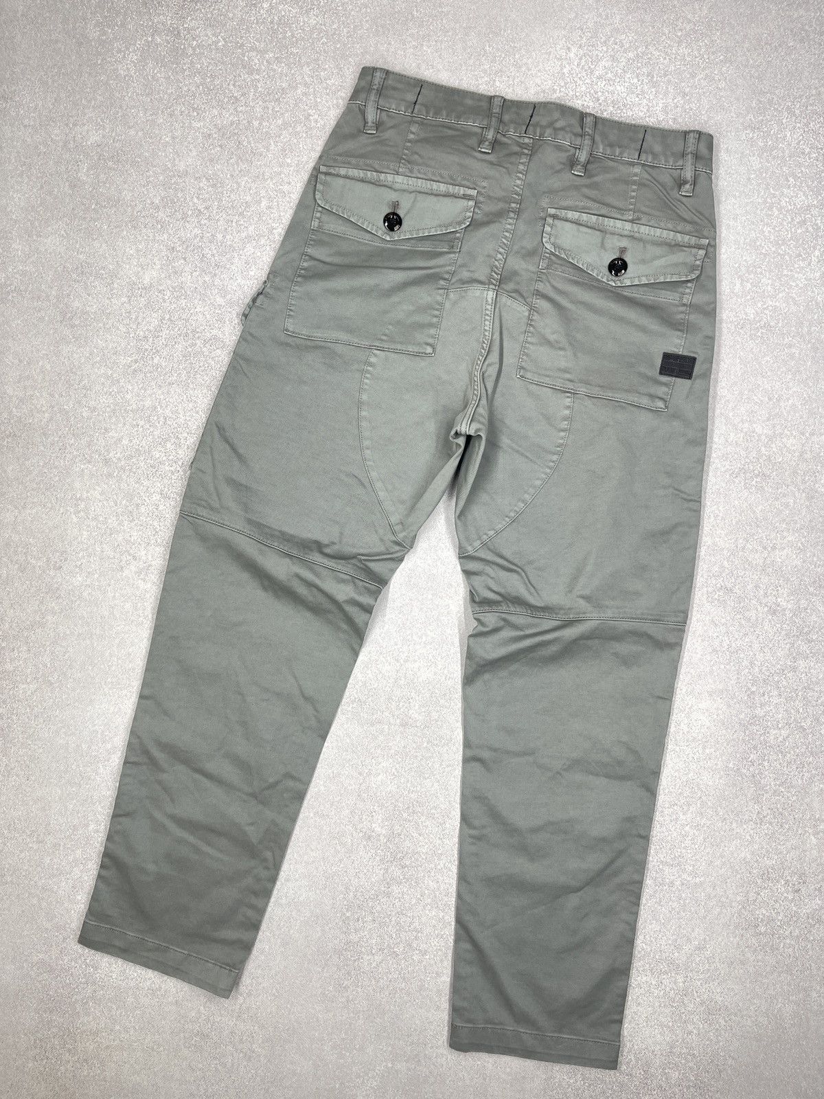 G-Star Mens G Star Raw Torrick Relaxed Cargo Pants Grey Multipocket Size US 32 / EU 48 - 6 Thumbnail