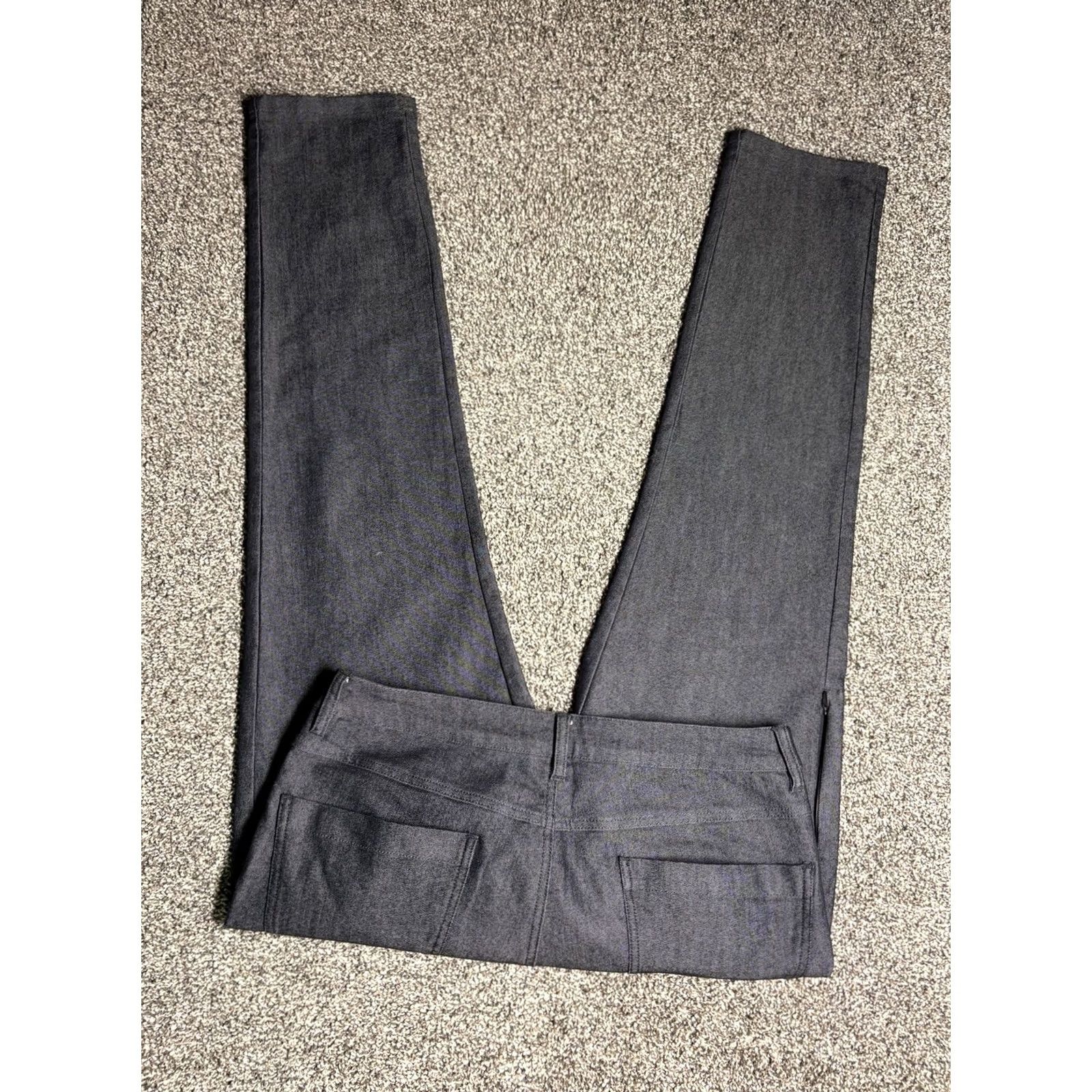 Vintage BYLT Pants Mens 33 Gray Everyday Pant Stretch Chino Premium Basics Slim Front Zip Pockets Size US 33 - 4 Thumbnail