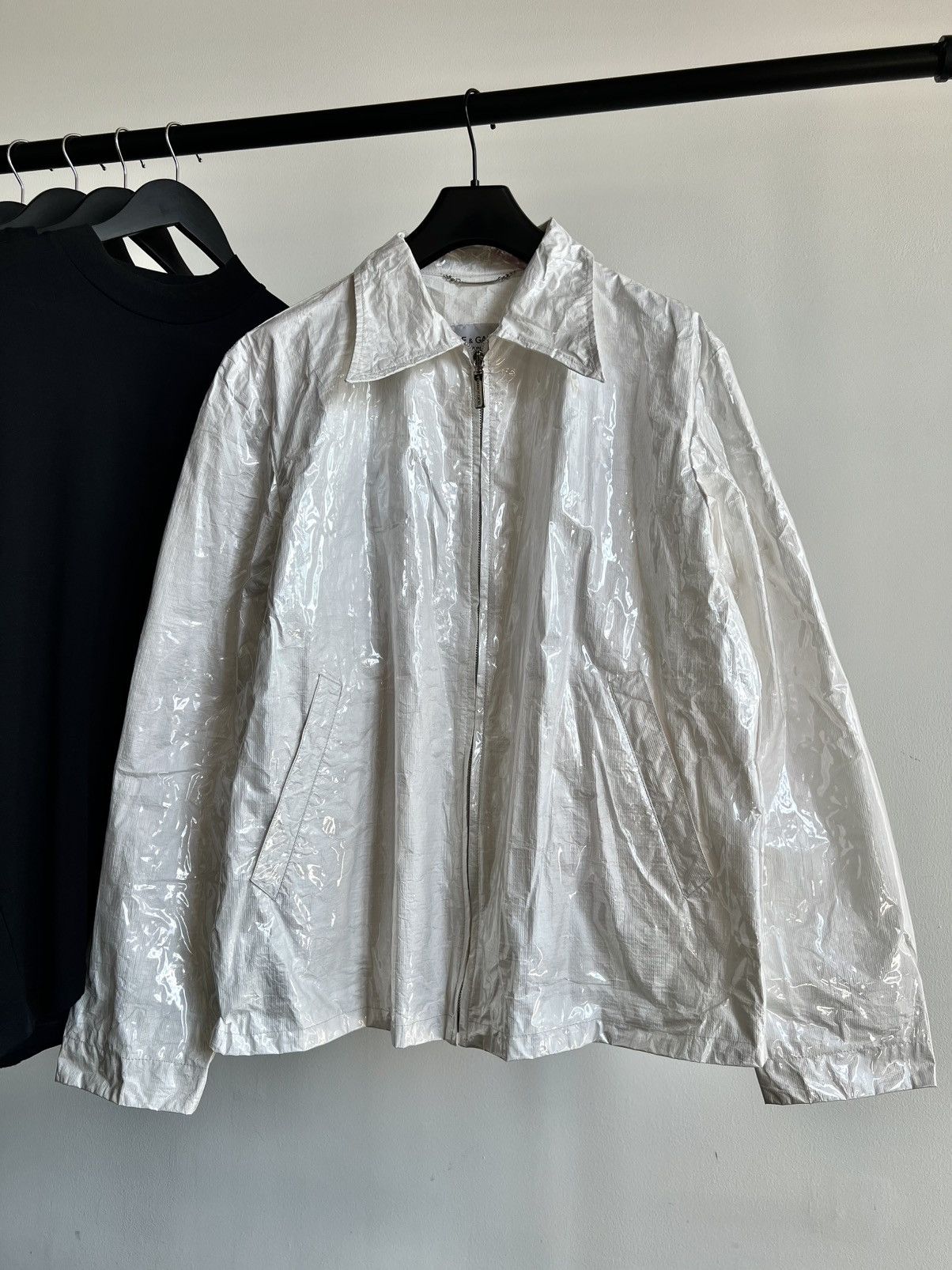 Dolce & Gabbana Vintage SS96 Dolce & Gabbana Plastic Laminated Jacket Size US L / EU 52-54 / 3 - 1 Thumbnail