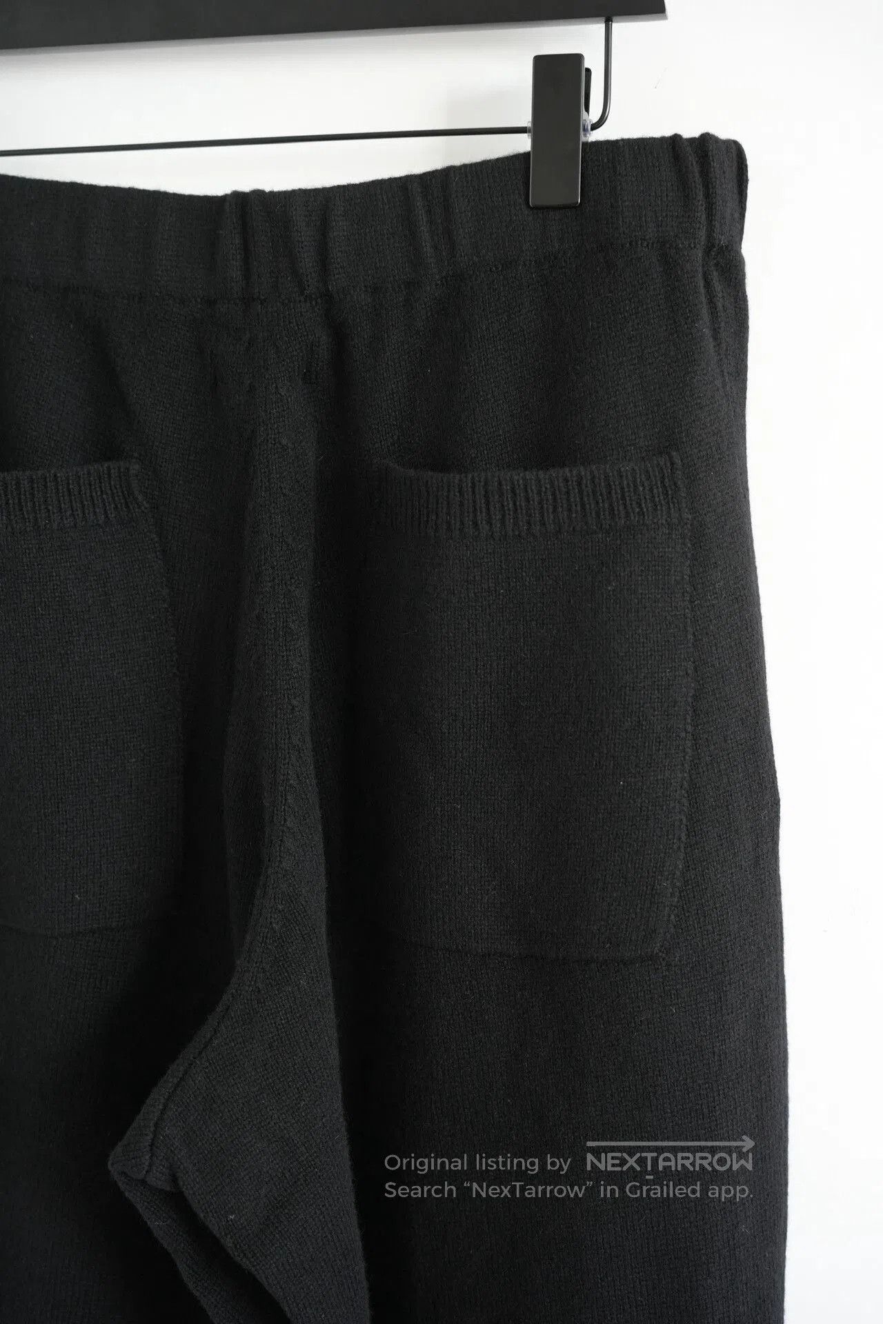 Yohji Yamamoto Yohji Yamamoto Wool Knit Sweatpants. Size US 43 - 5 Thumbnail