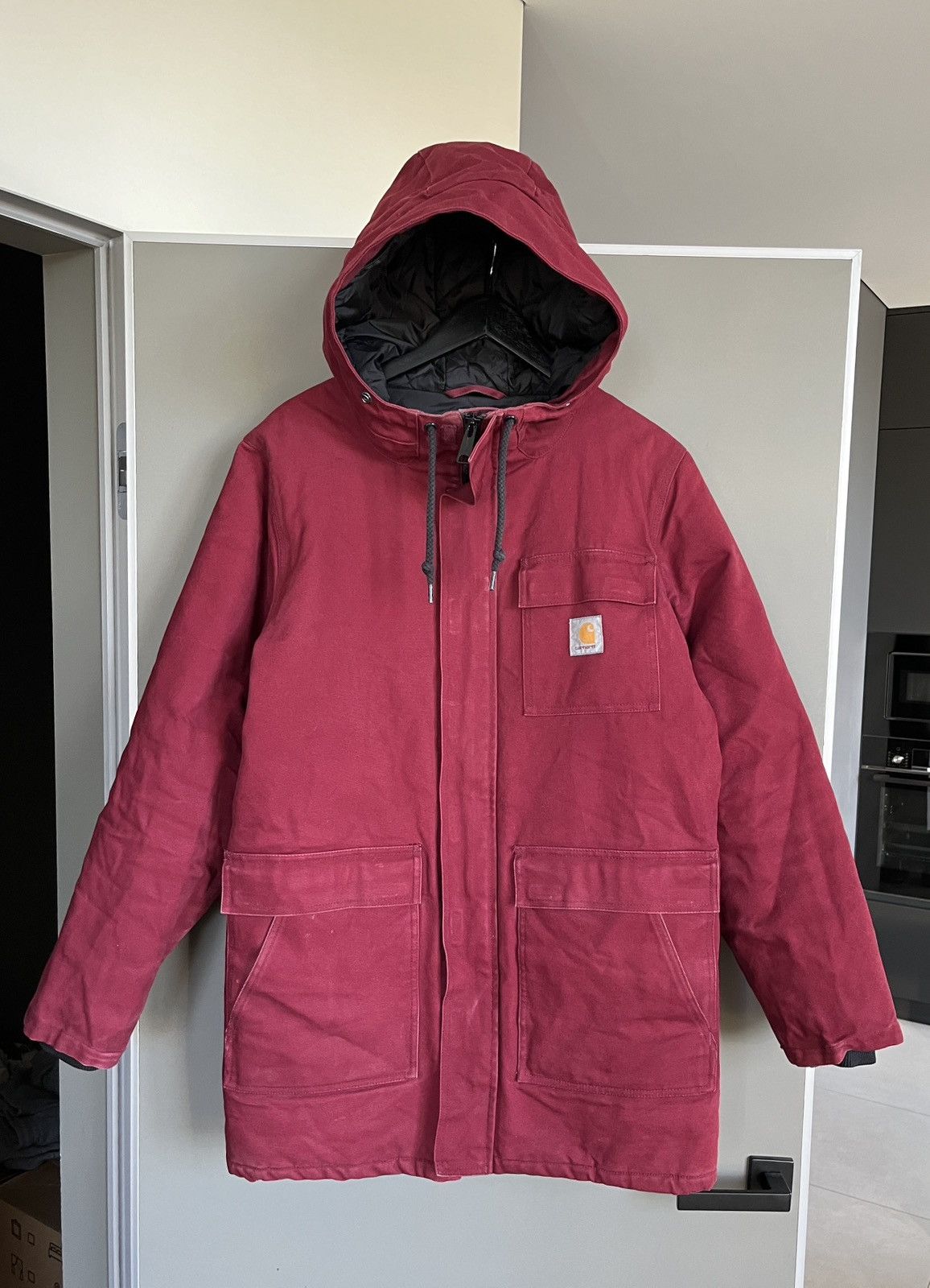 Carhartt Carhartt Vintage Siberian Parka Wine Red Cordura Parka Size US M / EU 48-50 / 2 - 1 Thumbnail