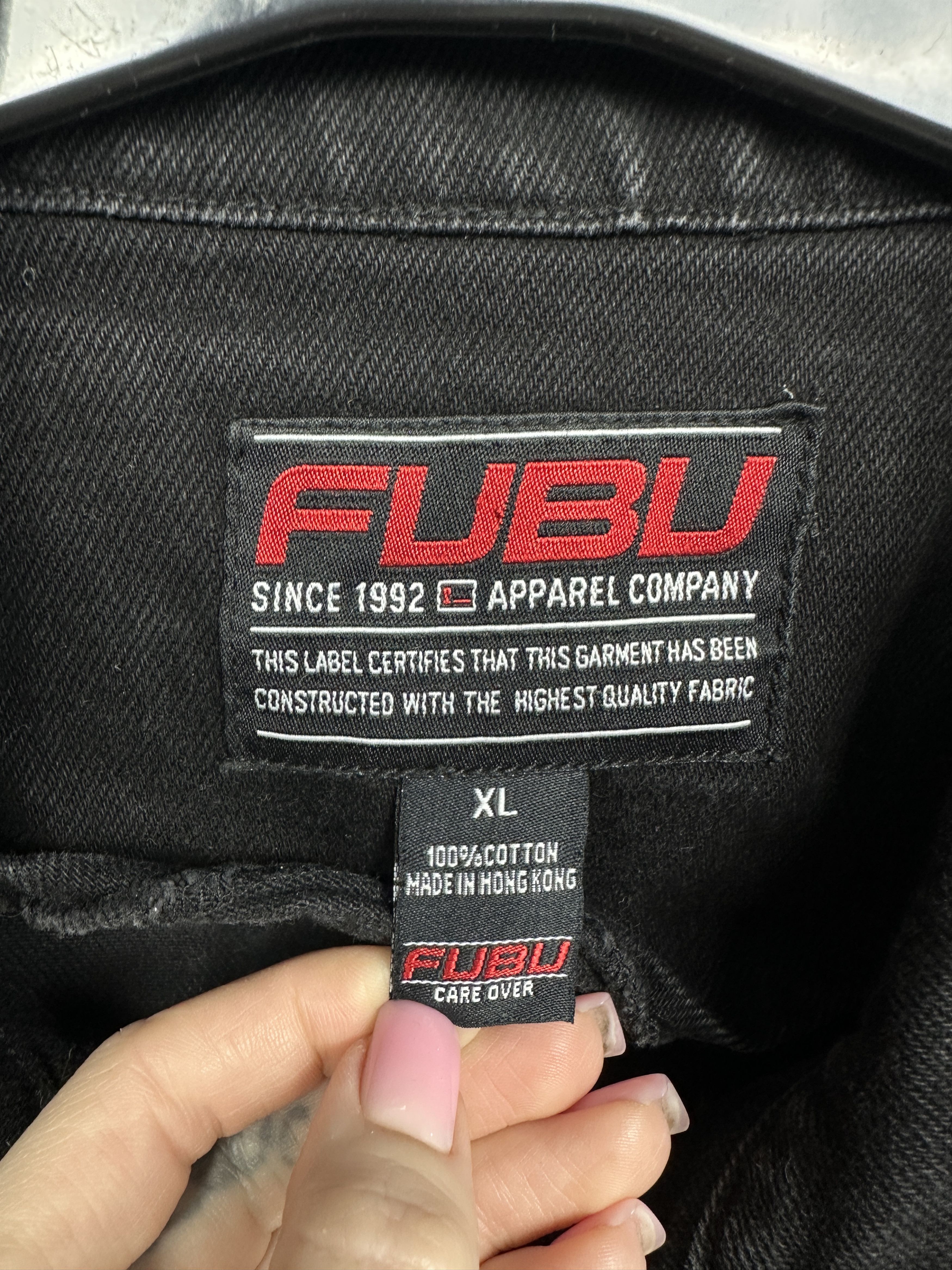 Fubu Fubu 90s Vintage Mens Heavy Denim Jacket Size US XL / EU 56 / 4 - 4 Thumbnail