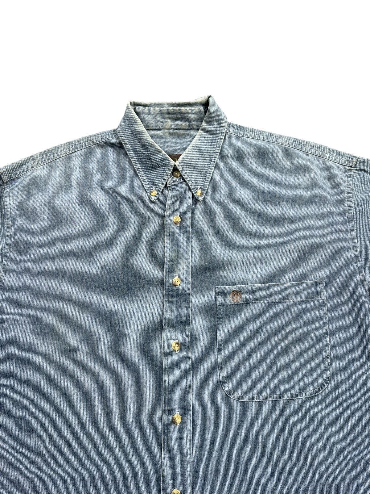 Timberland Vintage Timberland Denim Shirt Size US XL / EU 56 / 4 - 3 Thumbnail