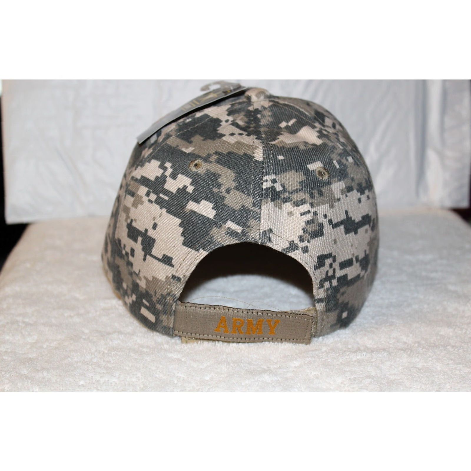 Vintage US Army Military Mens Camouflage Baseball Cap Size ONE SIZE - 3 Thumbnail