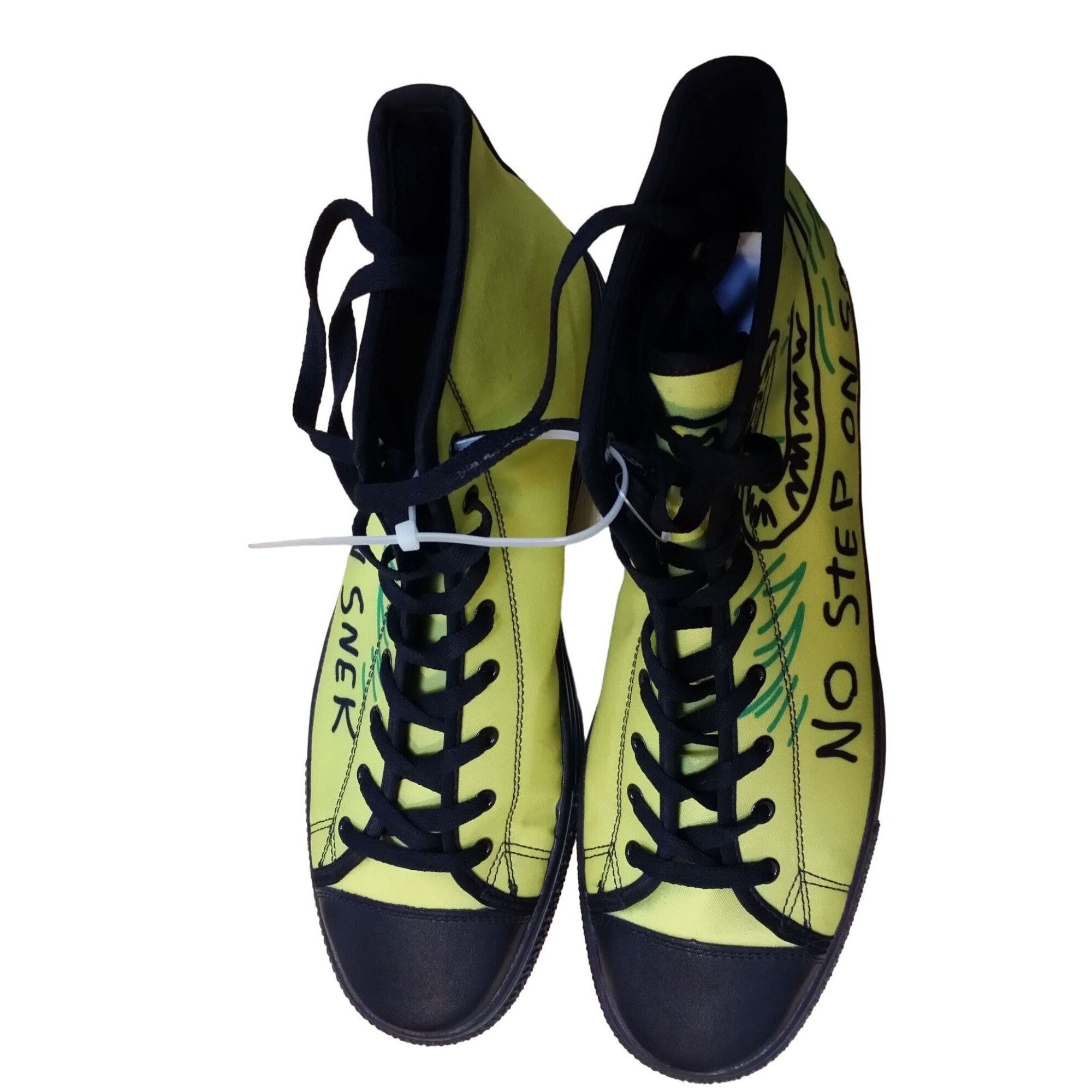 Other No Step On Snek Sneakers Men Sz 46 EU 12 US Yellow Black Can Size US 12 / EU 45 - 6 Thumbnail