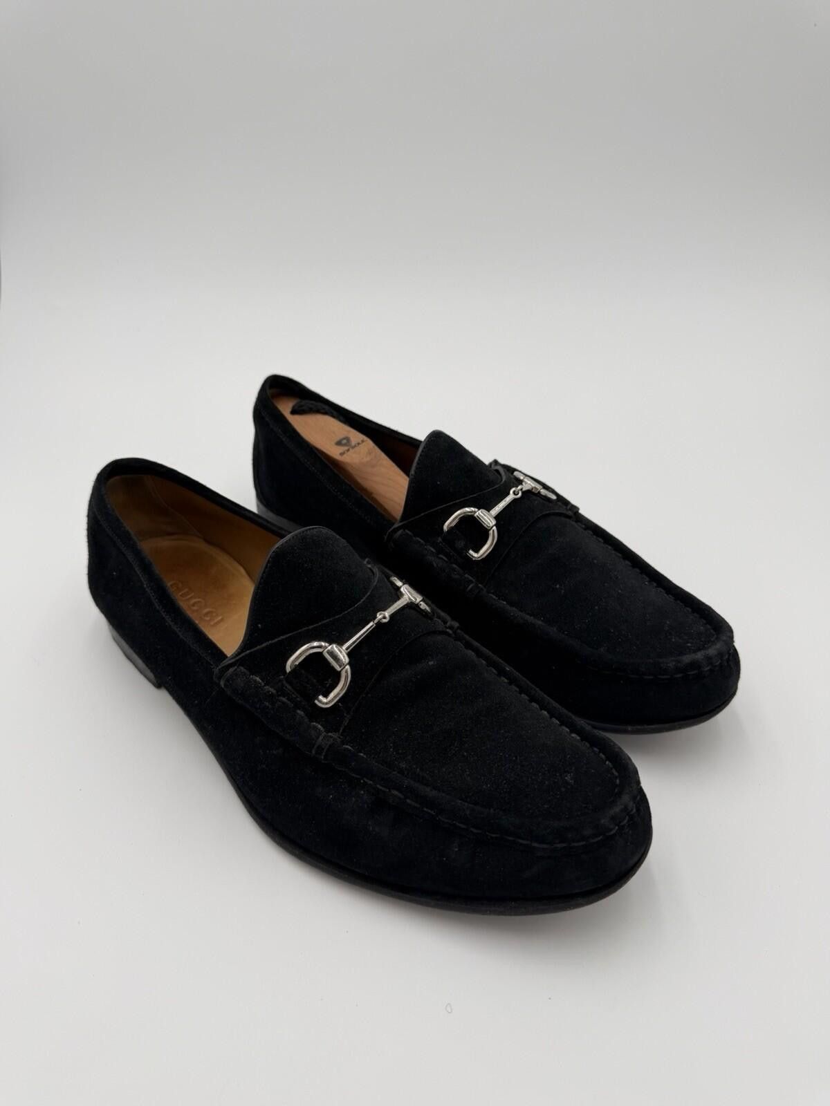 Gucci × Tom Ford Vintage Gucci X Tom Ford Horsebit Black Suede