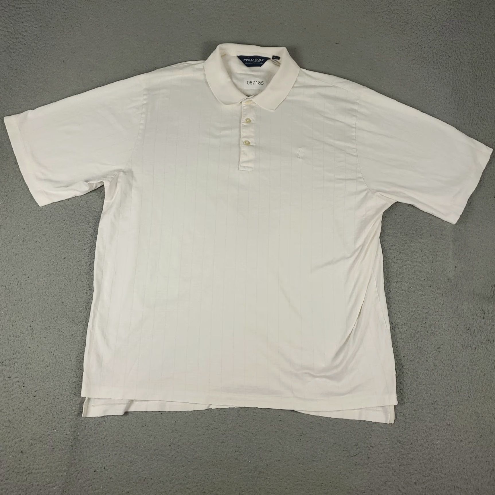 Ralph Lauren Ralph Lauren Polo Shirt Mens XL Ivory Check Polo Shirt Casual Short Sleeve Polo Men XL Ivory Check Polo Shirt Size US XL / EU 56 / 4 - 3 Thumbnail