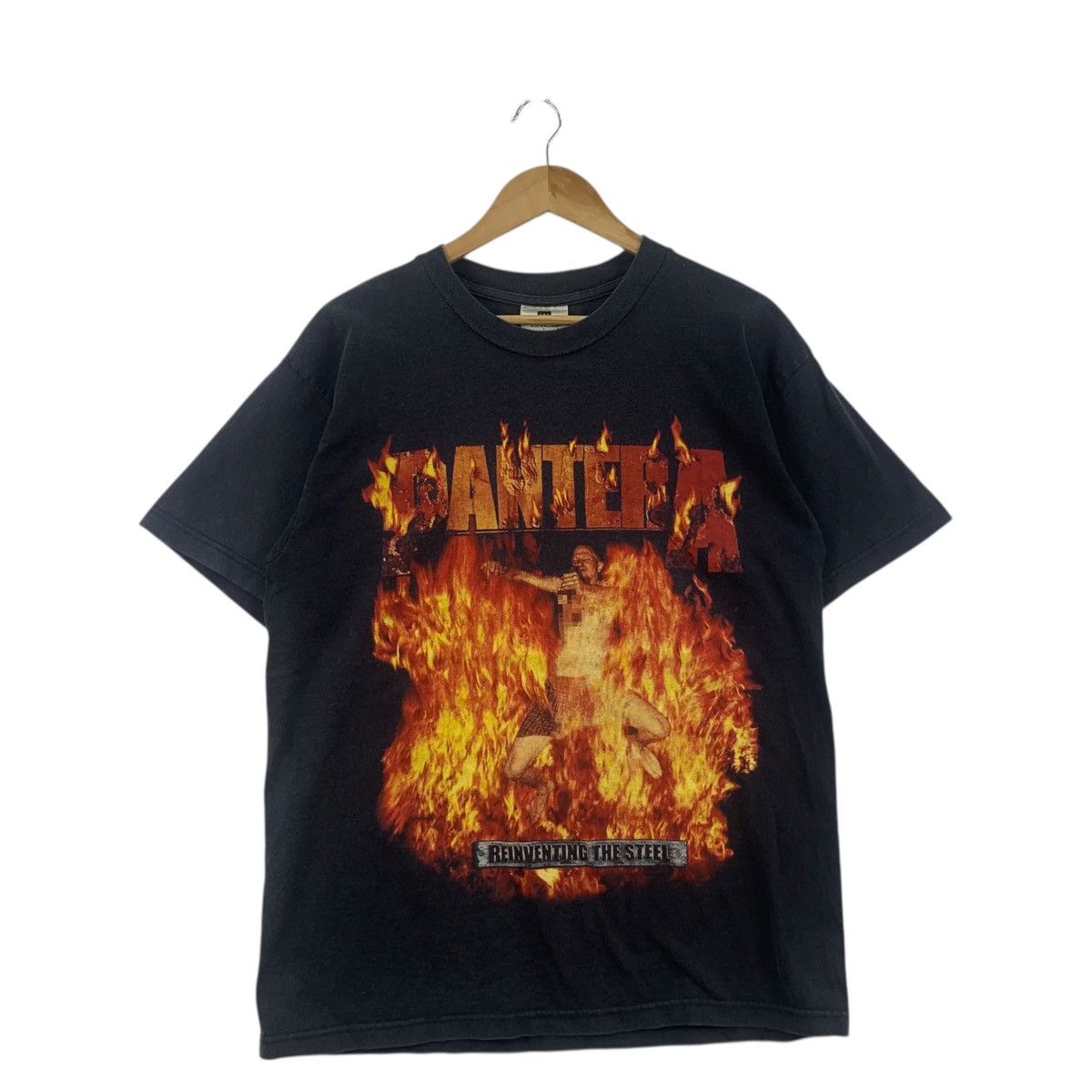 Band Tees Vintage PANTERA REINVENTING THE STEEL Album Tour Tee Shirt Size US L / EU 52-54 / 3 - 3 Thumbnail