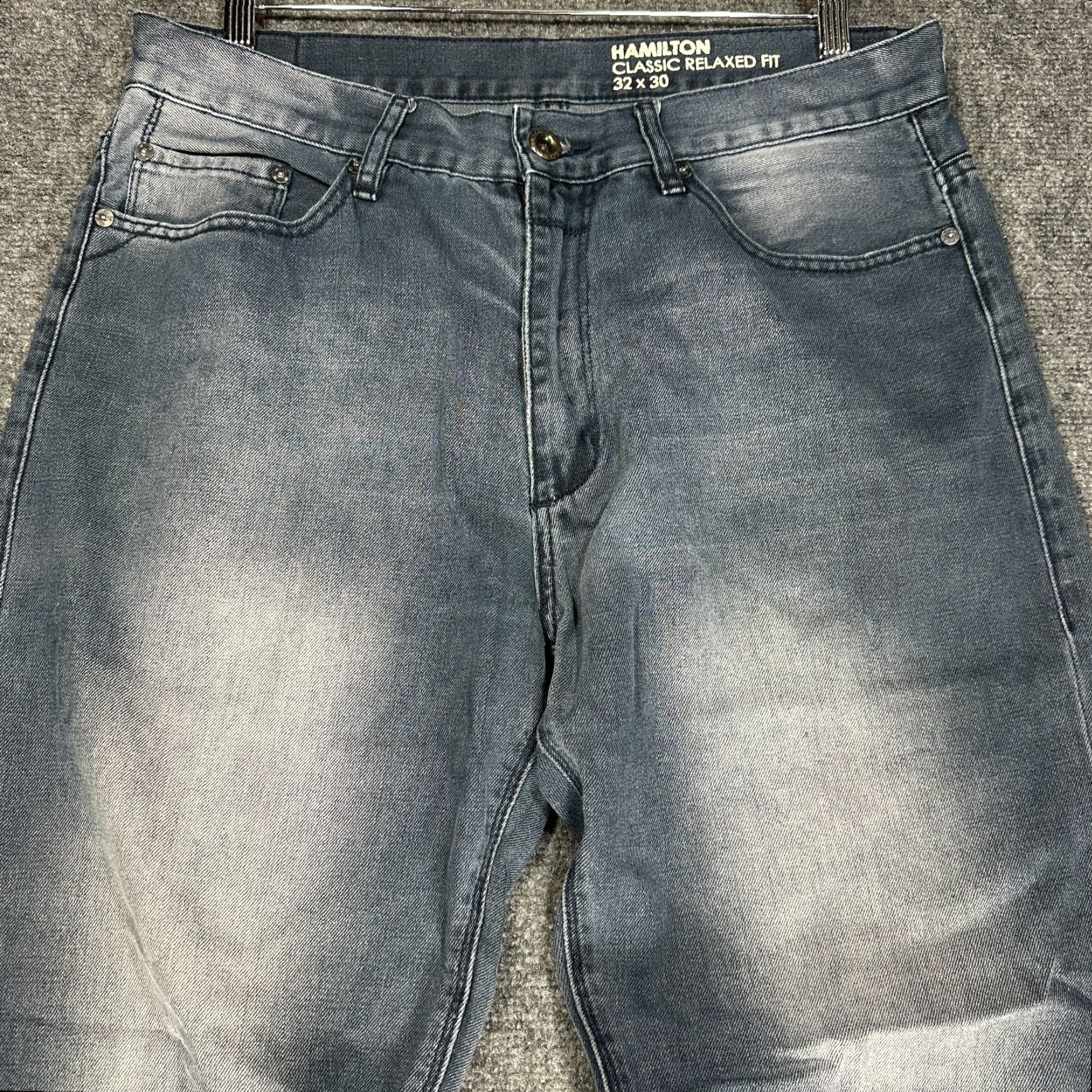 Sean John Sean John Jeans Mens 32 Medium Wash Cotton Blend Hamilton Classic Relaxed Fit Denim Straight 5-Pocket Mens Regular Blue Color Brand: Sean John Size US 32 / EU 48 - 3 Thumbnail