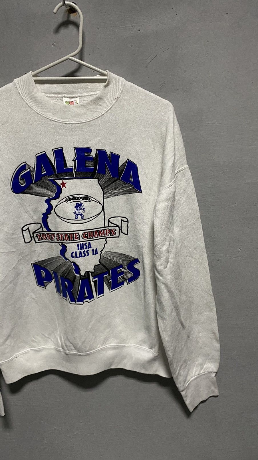 Vintage Vintage Galena Pirates 1997 baseball sweatshirt Size US L / EU 52-54 / 3 - 2 Thumbnail