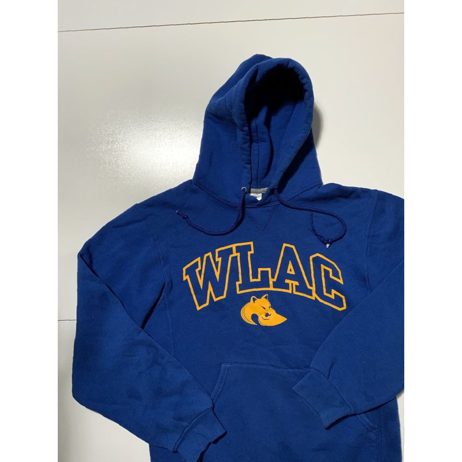Russell Athletic VINTAGE Russell Athletic WLAC West Los Angeles College Hoodie Mens S Blue Pullover Size US S / EU 44-46 / 1 - 3 Thumbnail