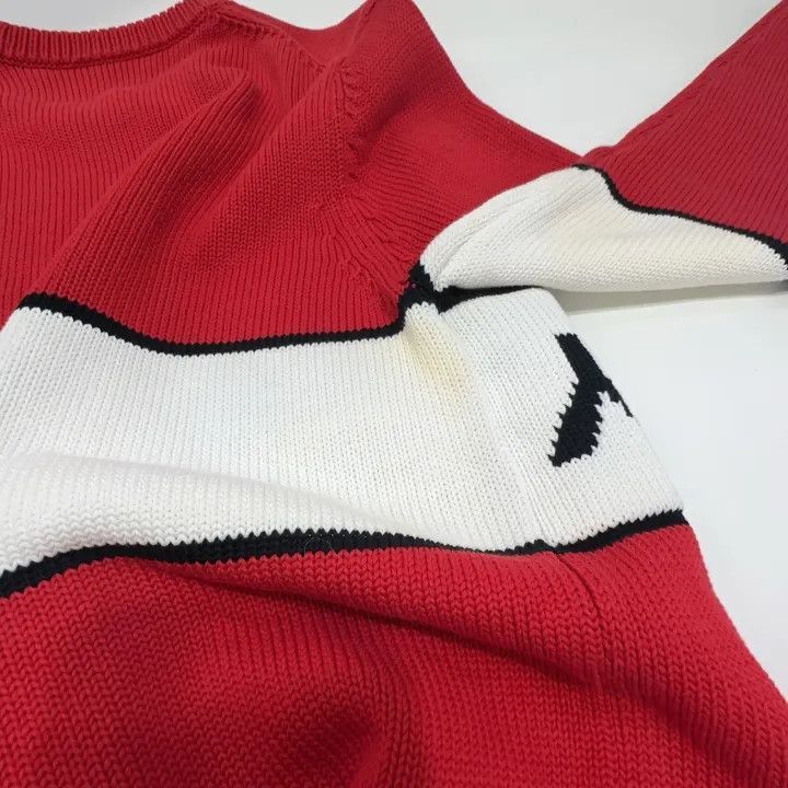 Givenchy Givenchy Givenchy Red Striped Pullover Knit Sweater -2507 Size US XS / EU 42 / 0 - 4 Thumbnail