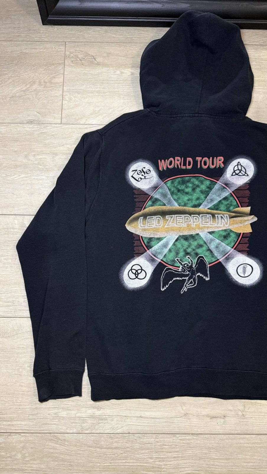Giant Vintage / Y2K 2005 LED Zeppelin World Tour Band Hoodie Size US M / EU 48-50 / 2 - 5 Thumbnail