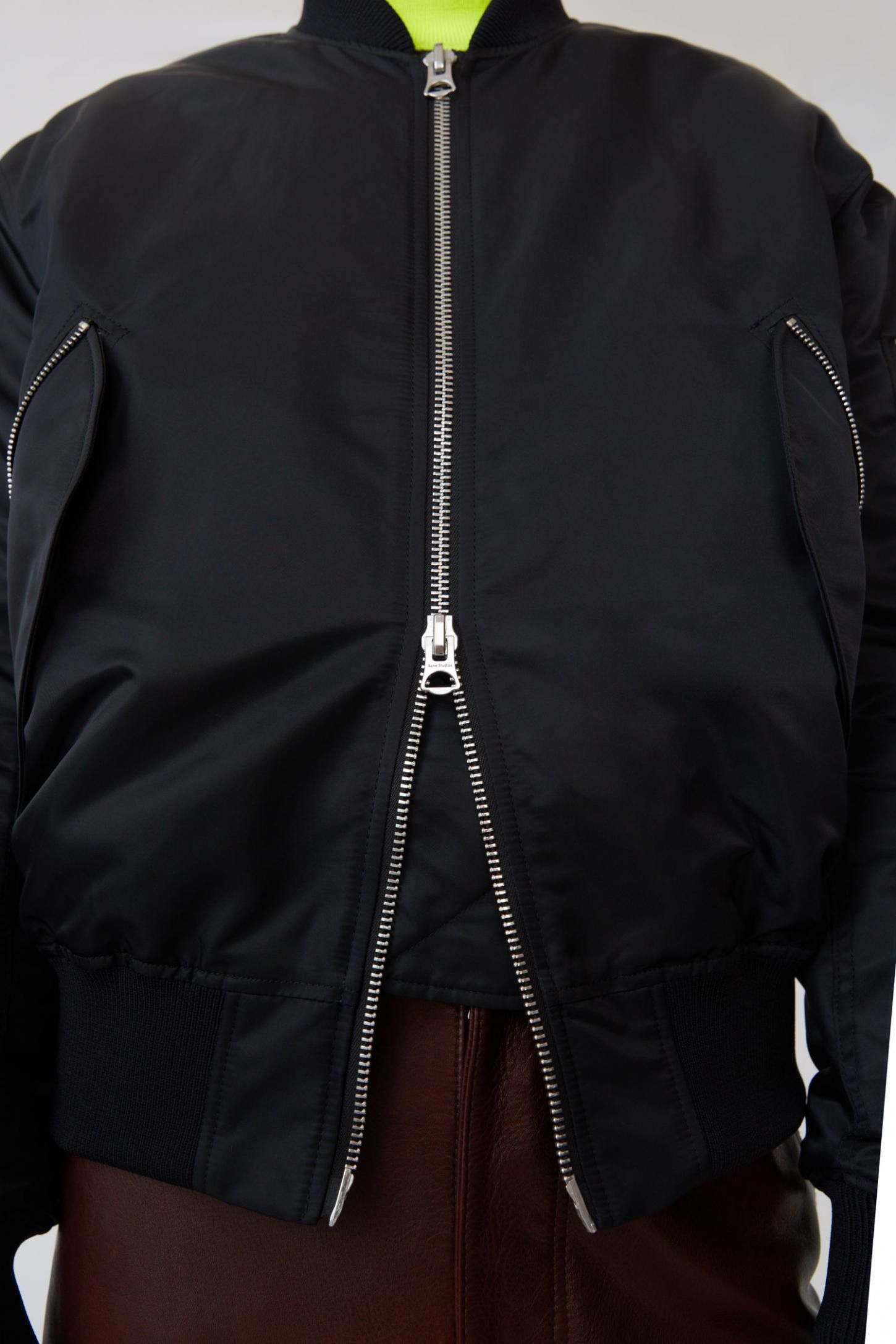 Acne Studios Makio MA-1 Jacket - Black Size US L / EU 52-54 / 3 - 6 Thumbnail