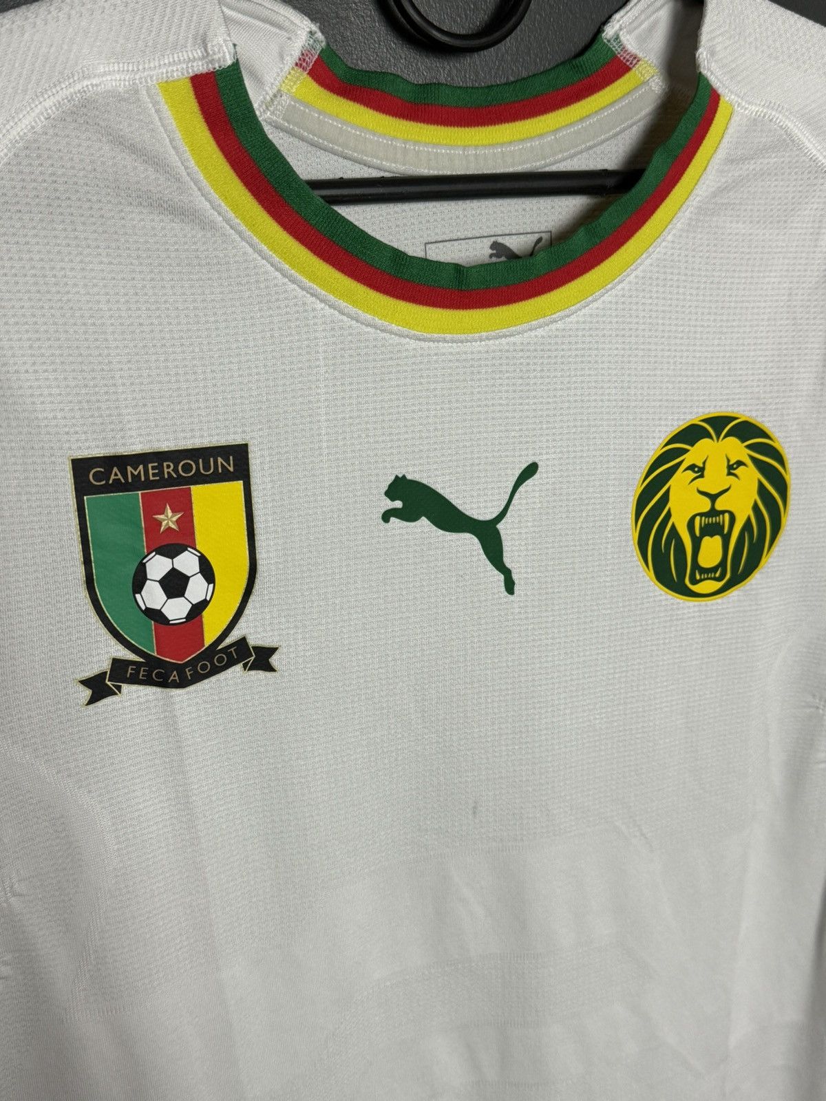 Puma Cameroon 18/19 Away Player Issue Football Soccer Jersey Size US L / EU 52-54 / 3 - 3 Thumbnail