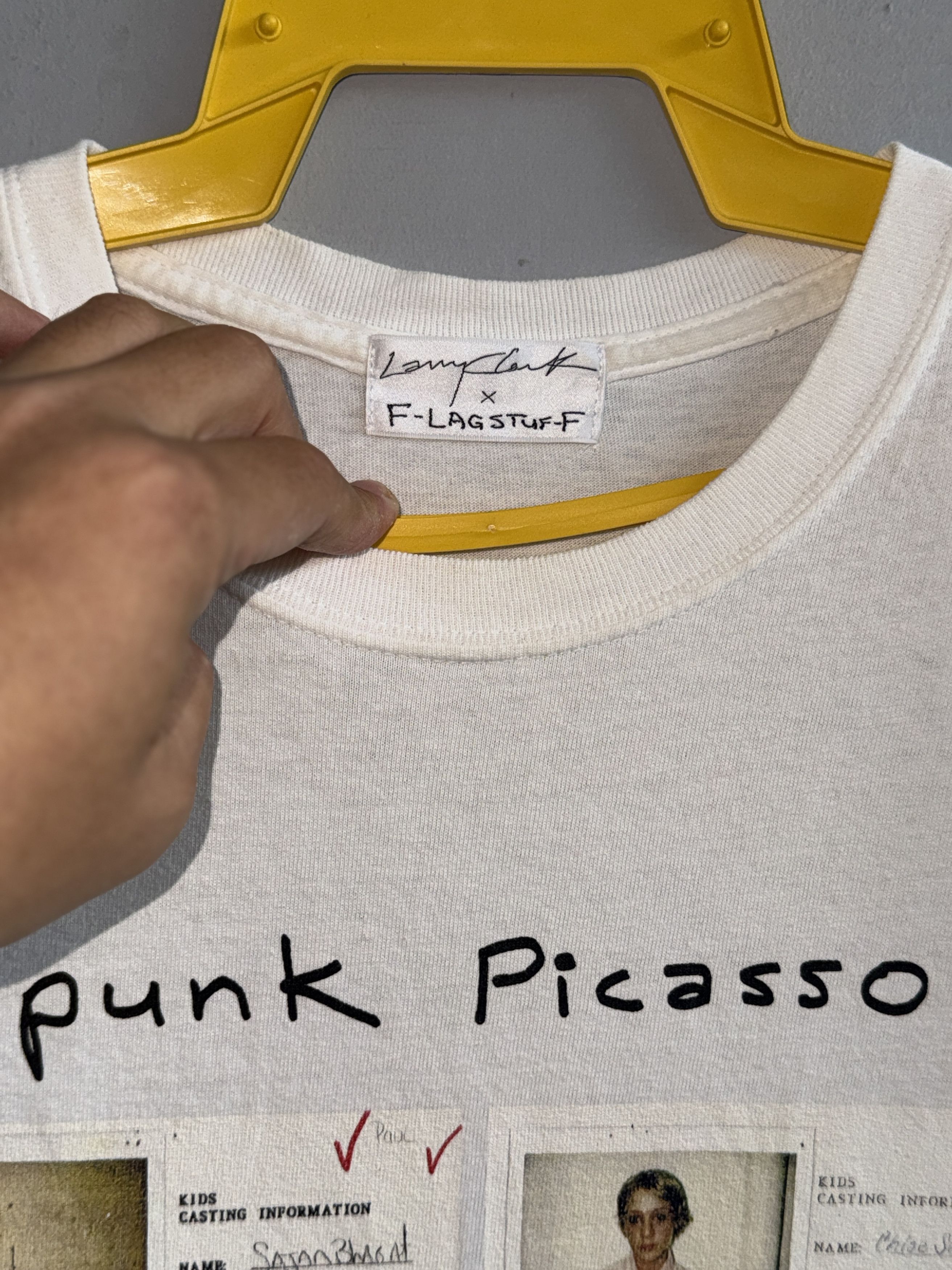 Flagstuff Punk Picasso Flagstuff Larry Clark T-Shirt Size US L / EU 52-54 / 3 - 3 Thumbnail
