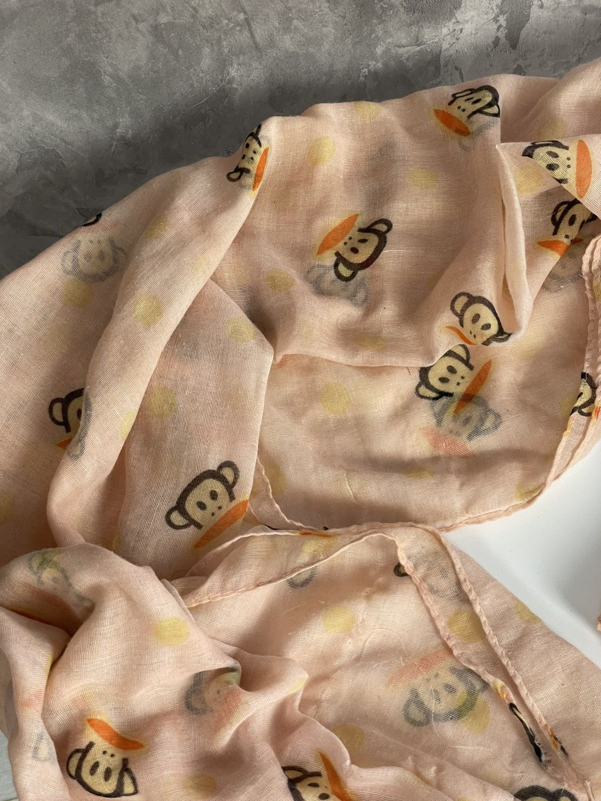 Japanese Brand × Paul Frank × Vintage Vintage Multi Logo Face Paul Frank Big Scarf Size ONE SIZE - 5 Thumbnail