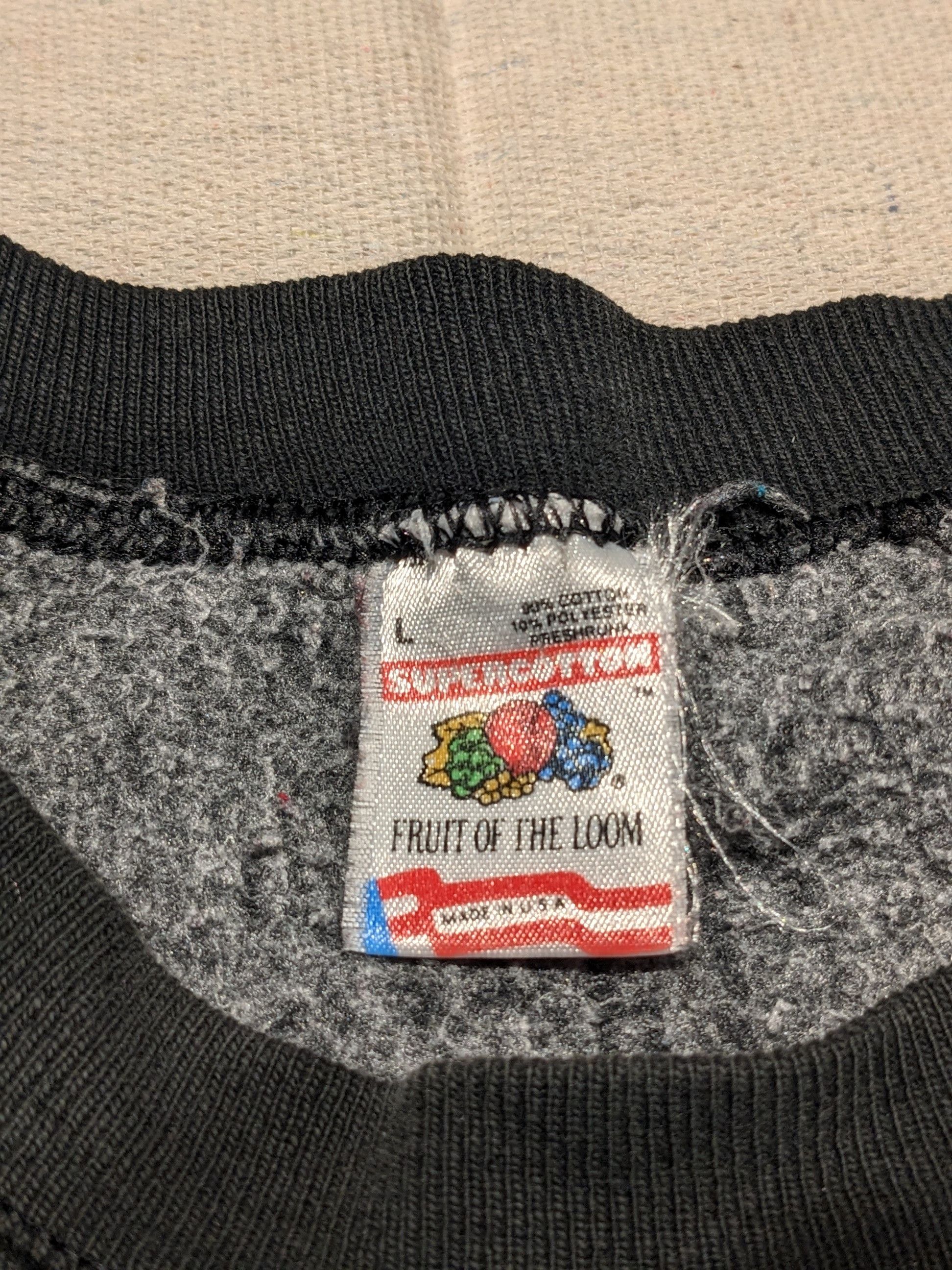Fruit Of The Loom Vintage Fruit of the Loom FOTL made in USA crewneck men's L Size US L / EU 52-54 / 3 - 7 Thumbnail