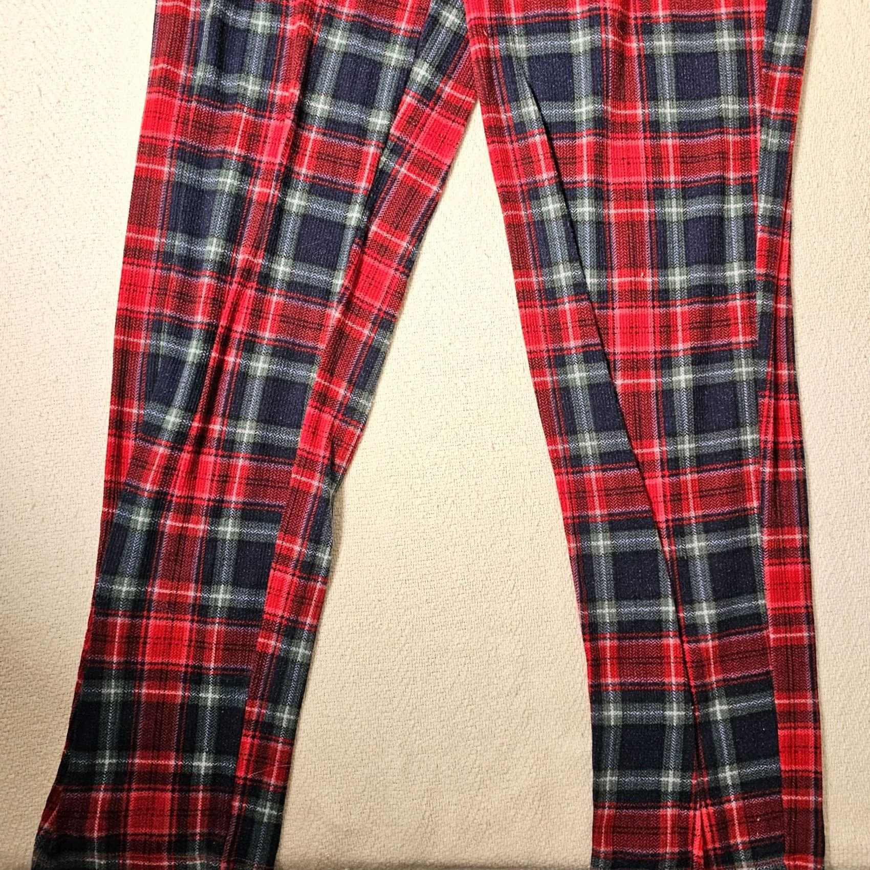 Eddie Bauer Eddie Bauer Lounge Pants Mens Medium Red Plaid Drawstring Waist Pockets Lounge Set Casual Comfort Size US 31 - 2 Thumbnail