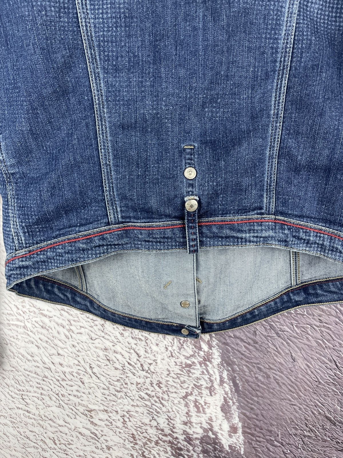 Marithe + Francois Girbaud Le Jean De Marithe Francois Girbaud denim jean blazer jacket Size S / US 4 / IT 40 - 19 Thumbnail