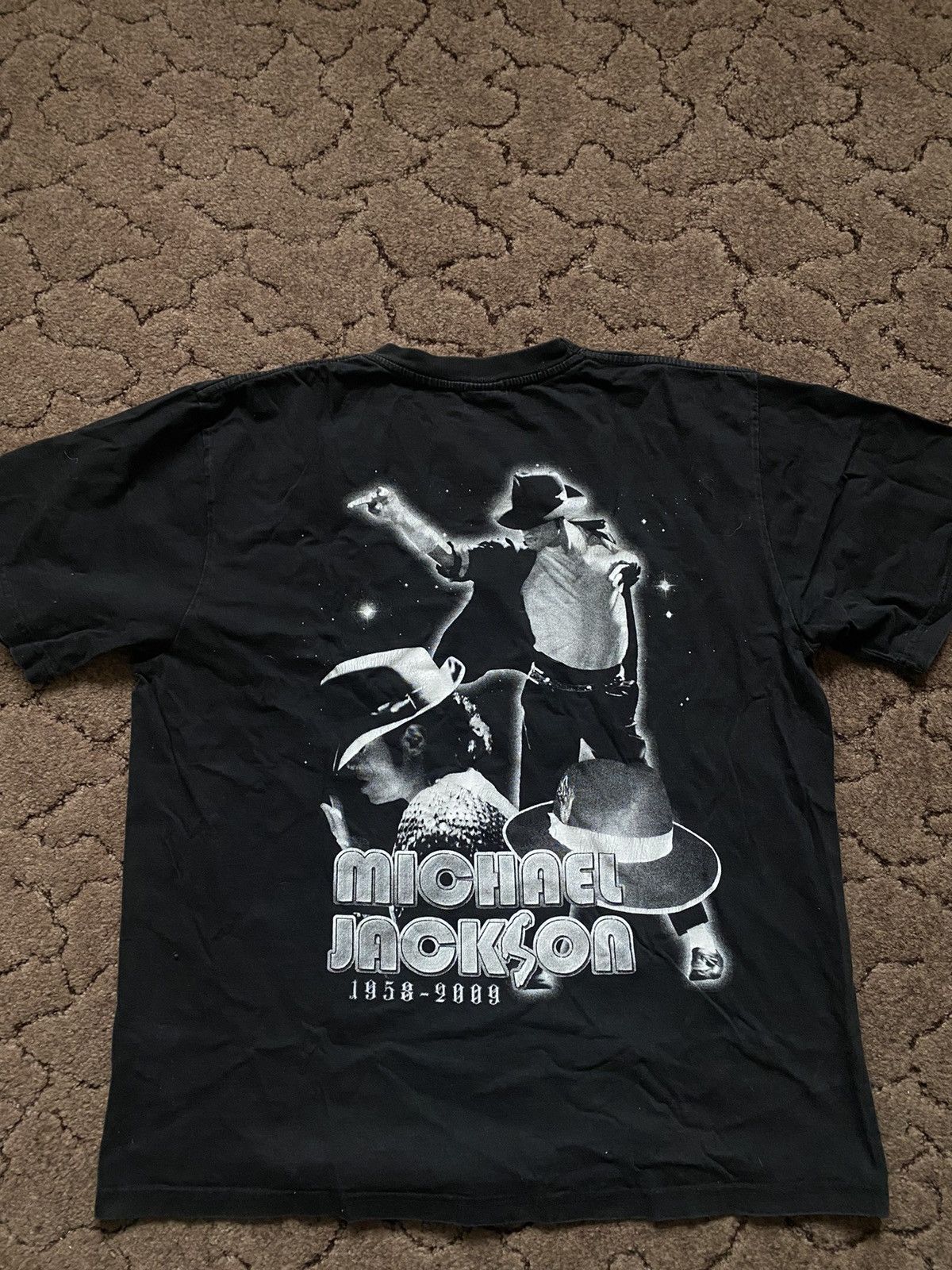 Band Tees 🇺🇸VINTAGE Michael Jackson 1958-2009 t-shirt,made in usa,retro Size US L / EU 52-54 / 3 - 4 Thumbnail