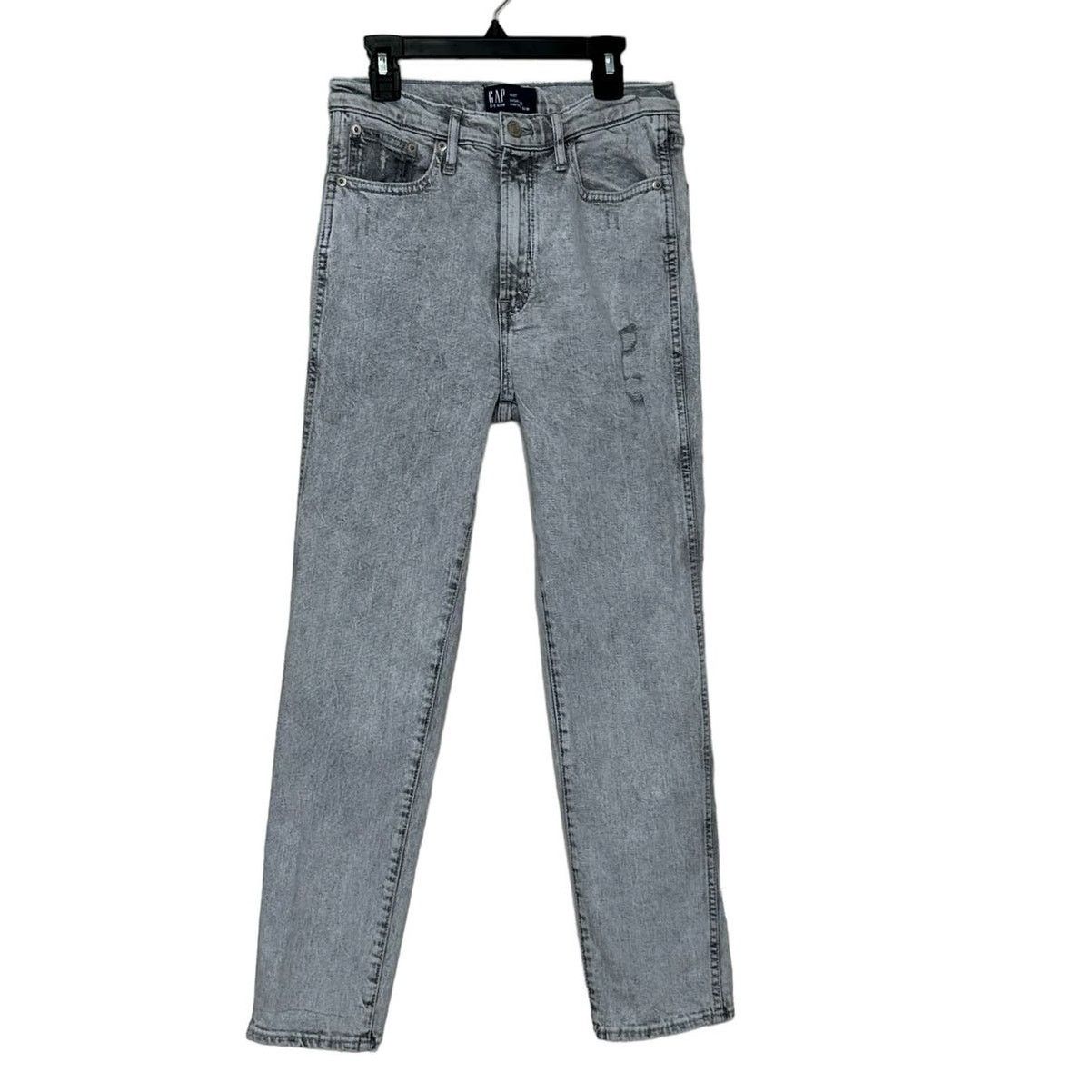 Gap Gap gray washed high rise vintage slim jeans size 4 Size 27" / US 4 / IT 40 - 1 Thumbnail